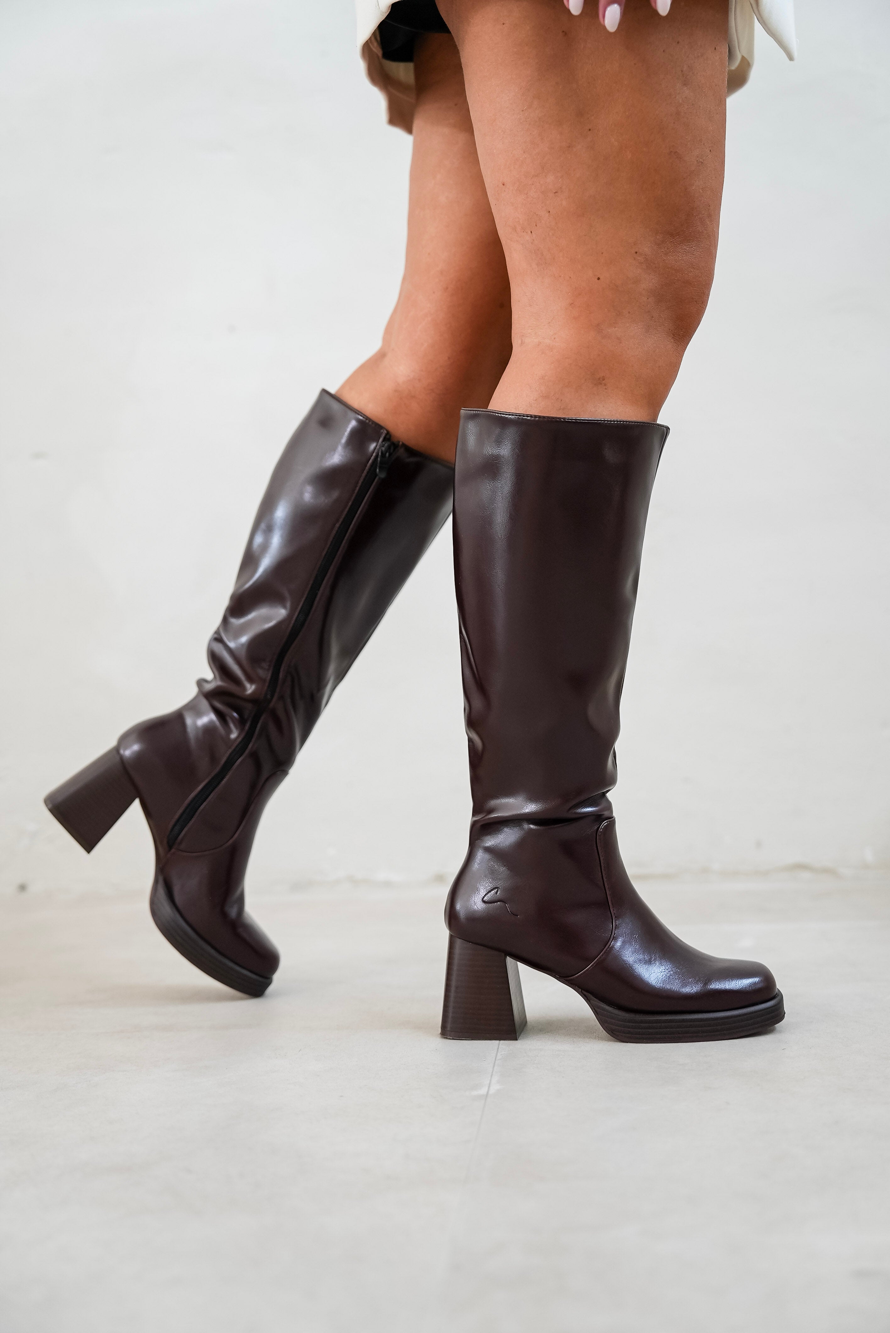 Bottes 2XL - Vera - Brune