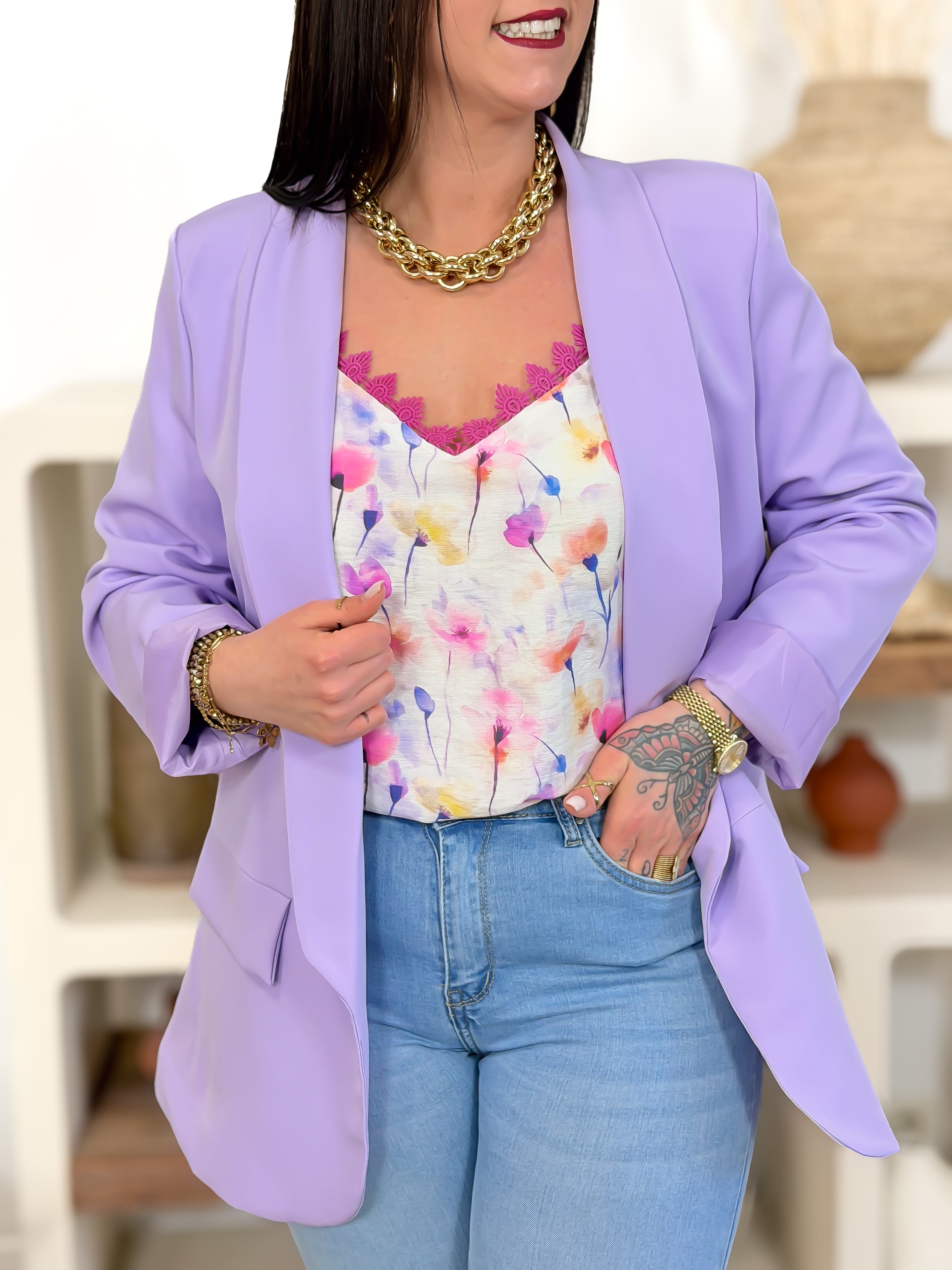 Blazer - Thalya - Lila