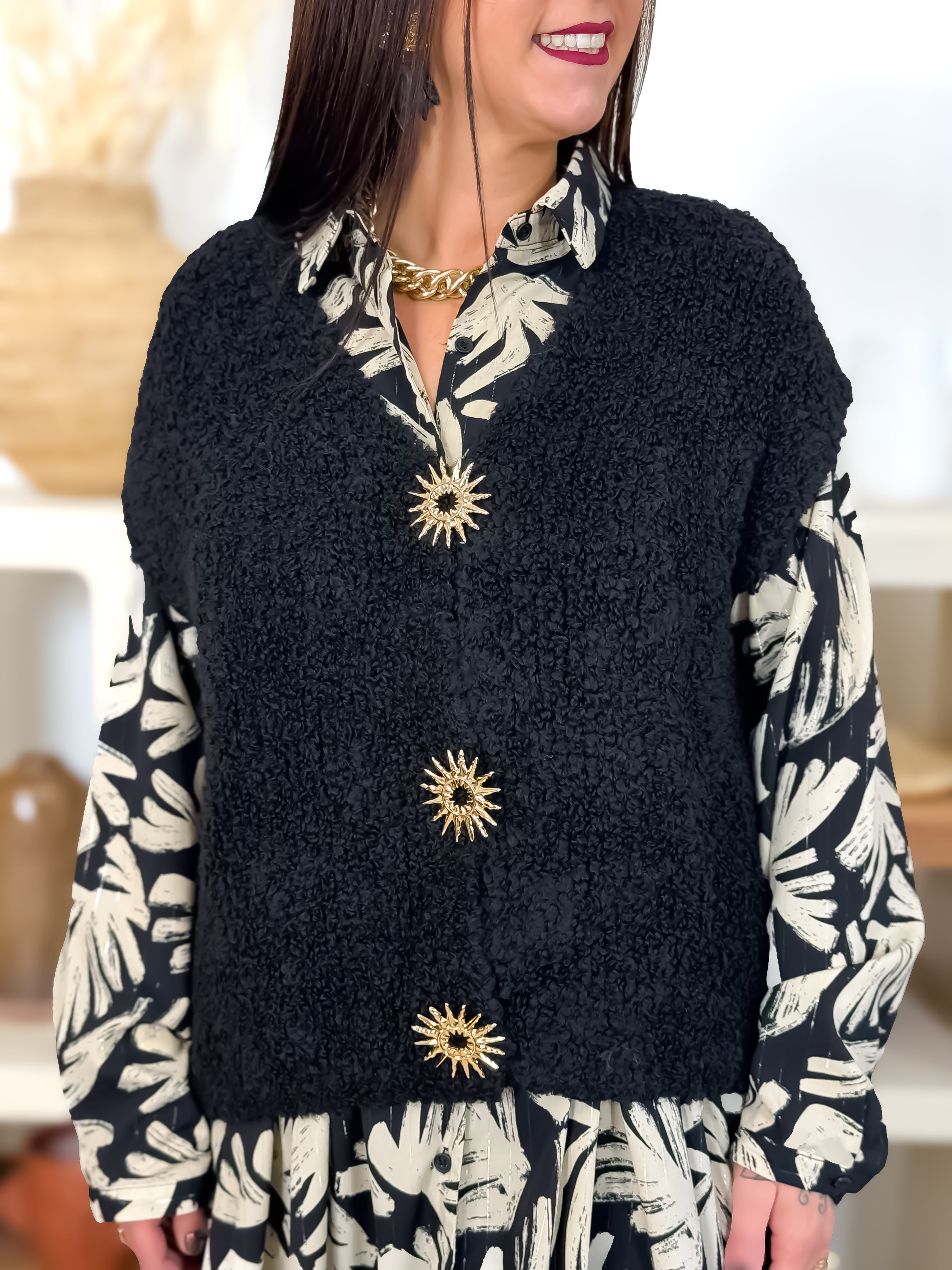 Gilet Sans Manches - Lindiana - Noir