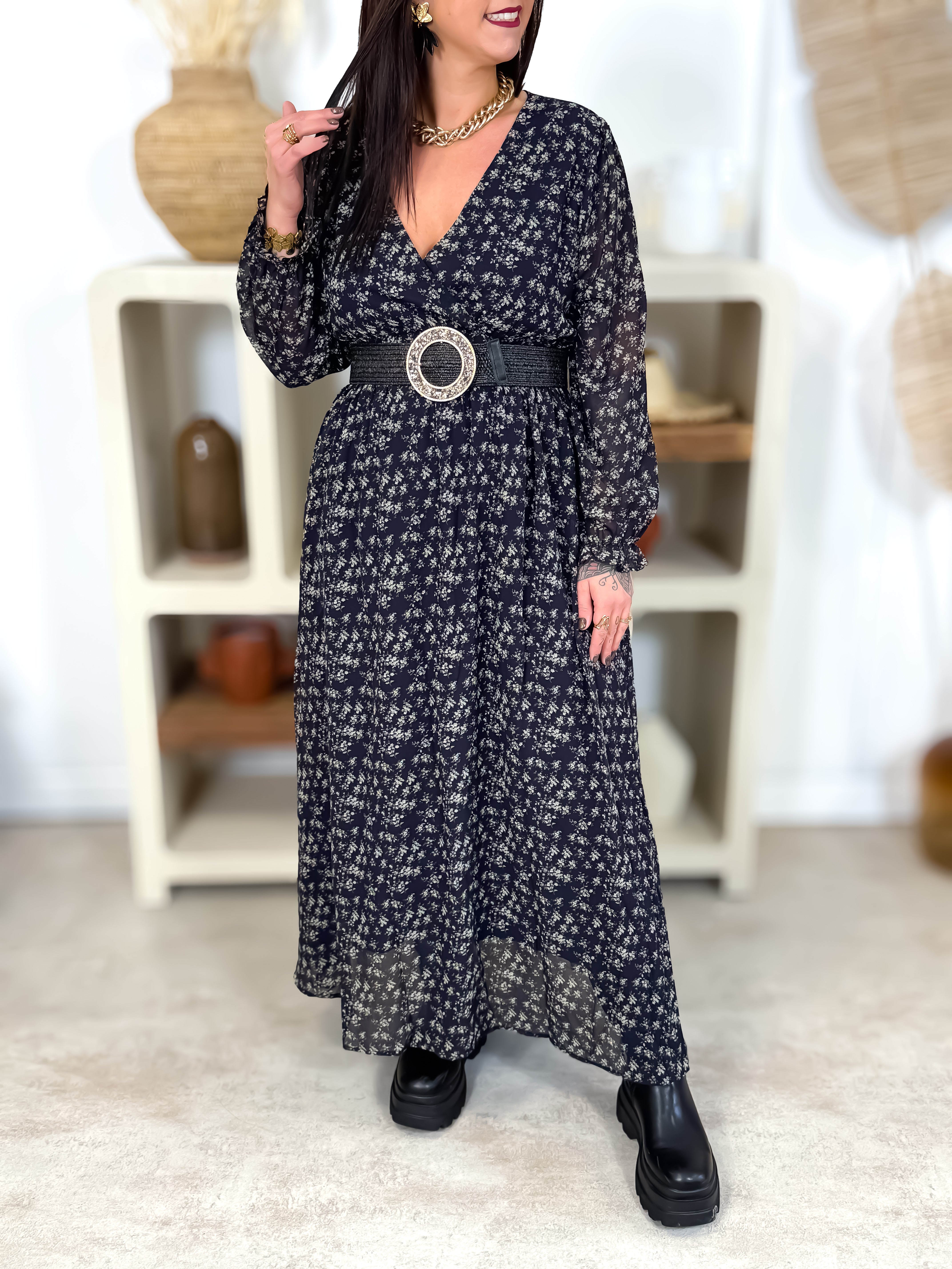 Robe Longue - Fabi - Noir