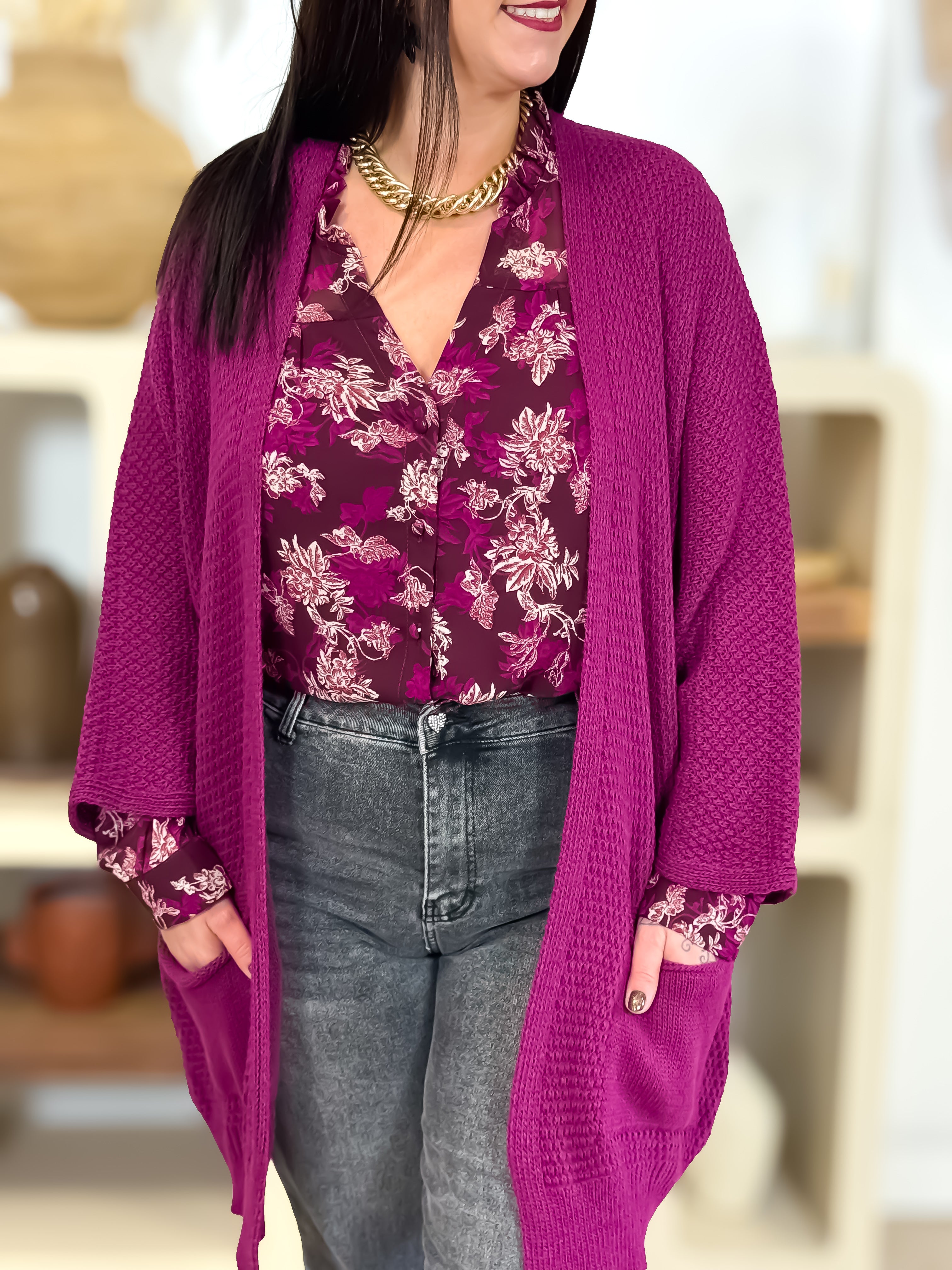 Gilet - Aria - Magenta