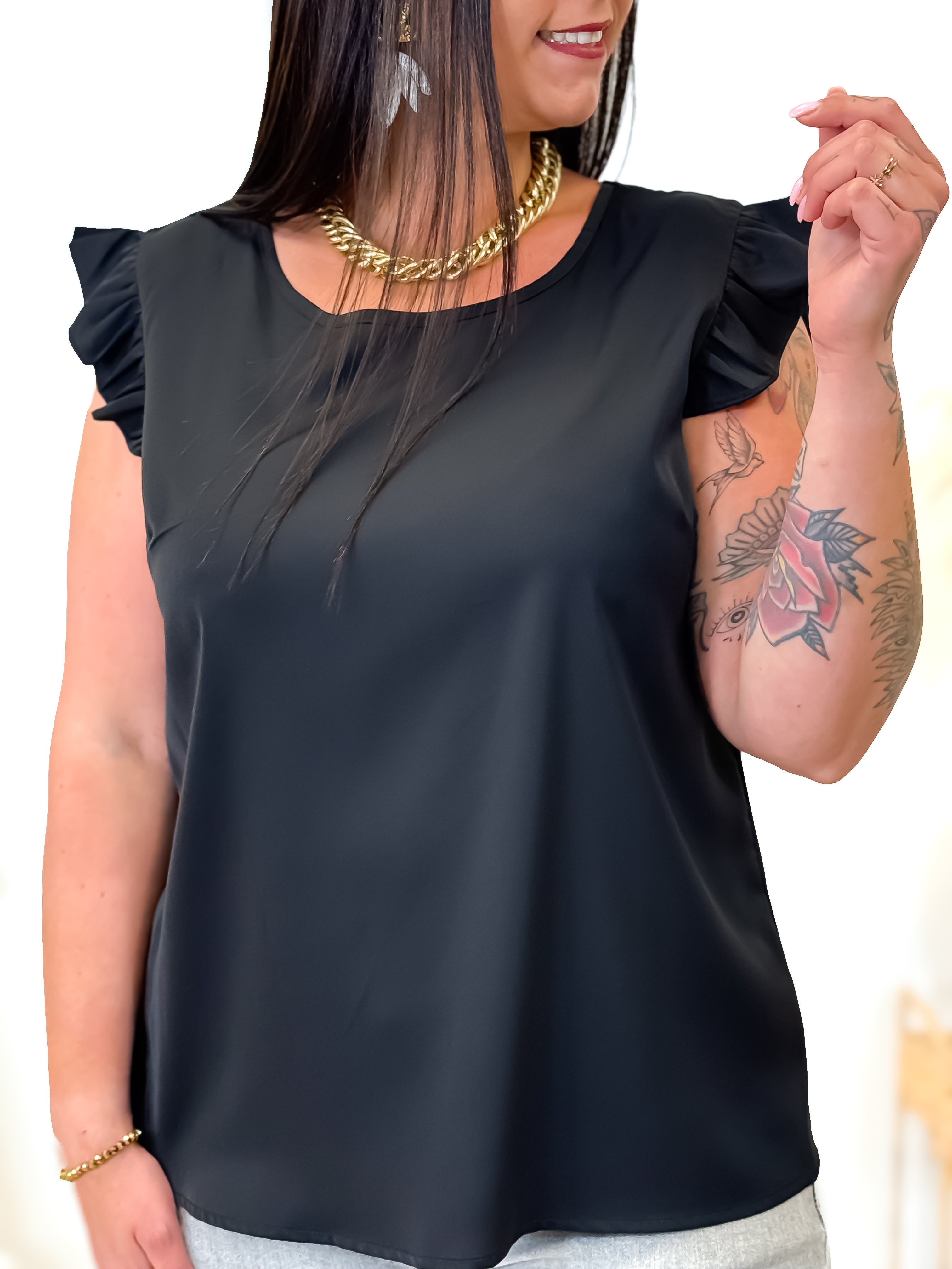 Blouse - Elodie - Zwart