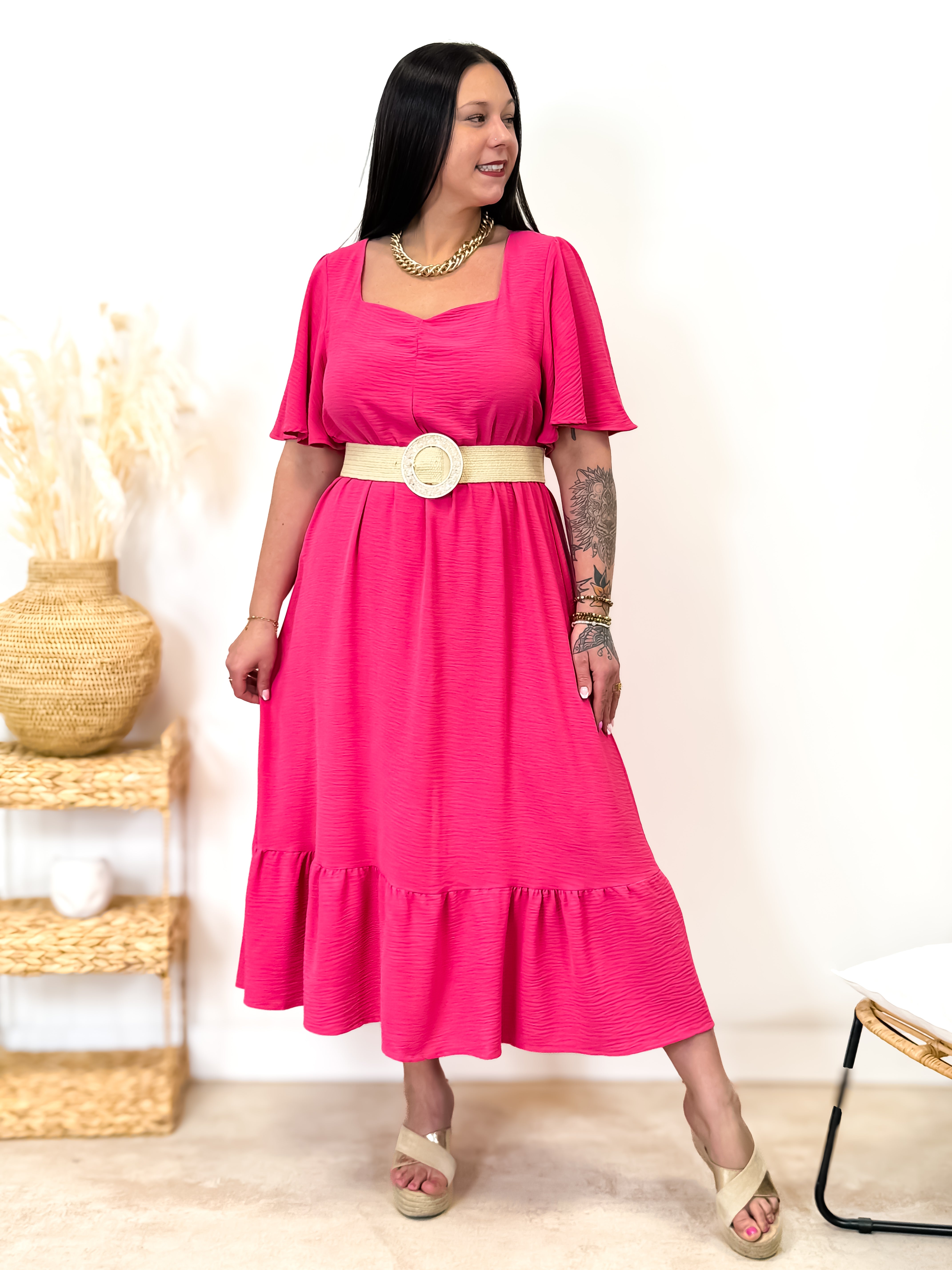 Robe - Loreen - Fuchsia