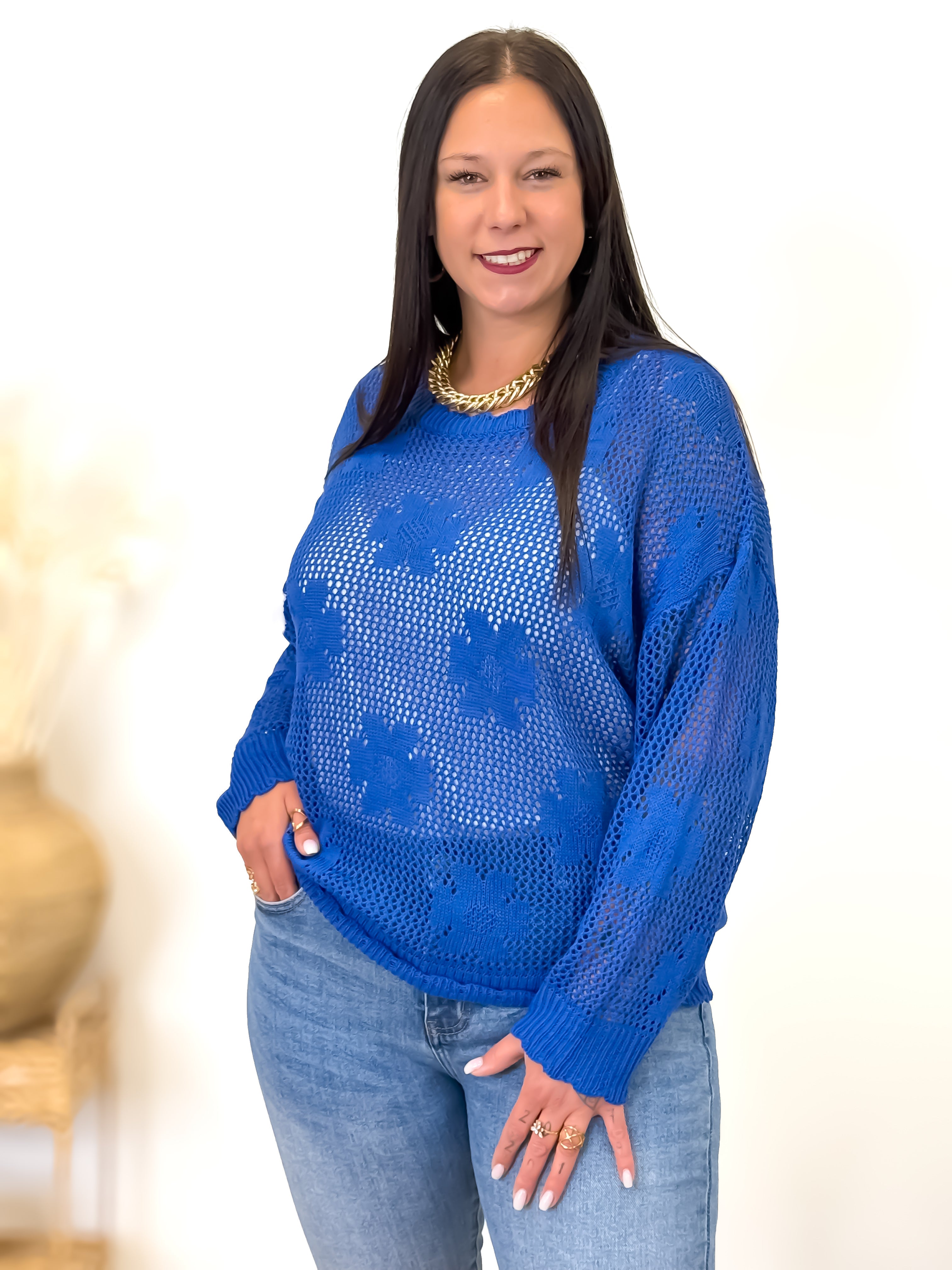 Pull - Paulina - Bleu roi