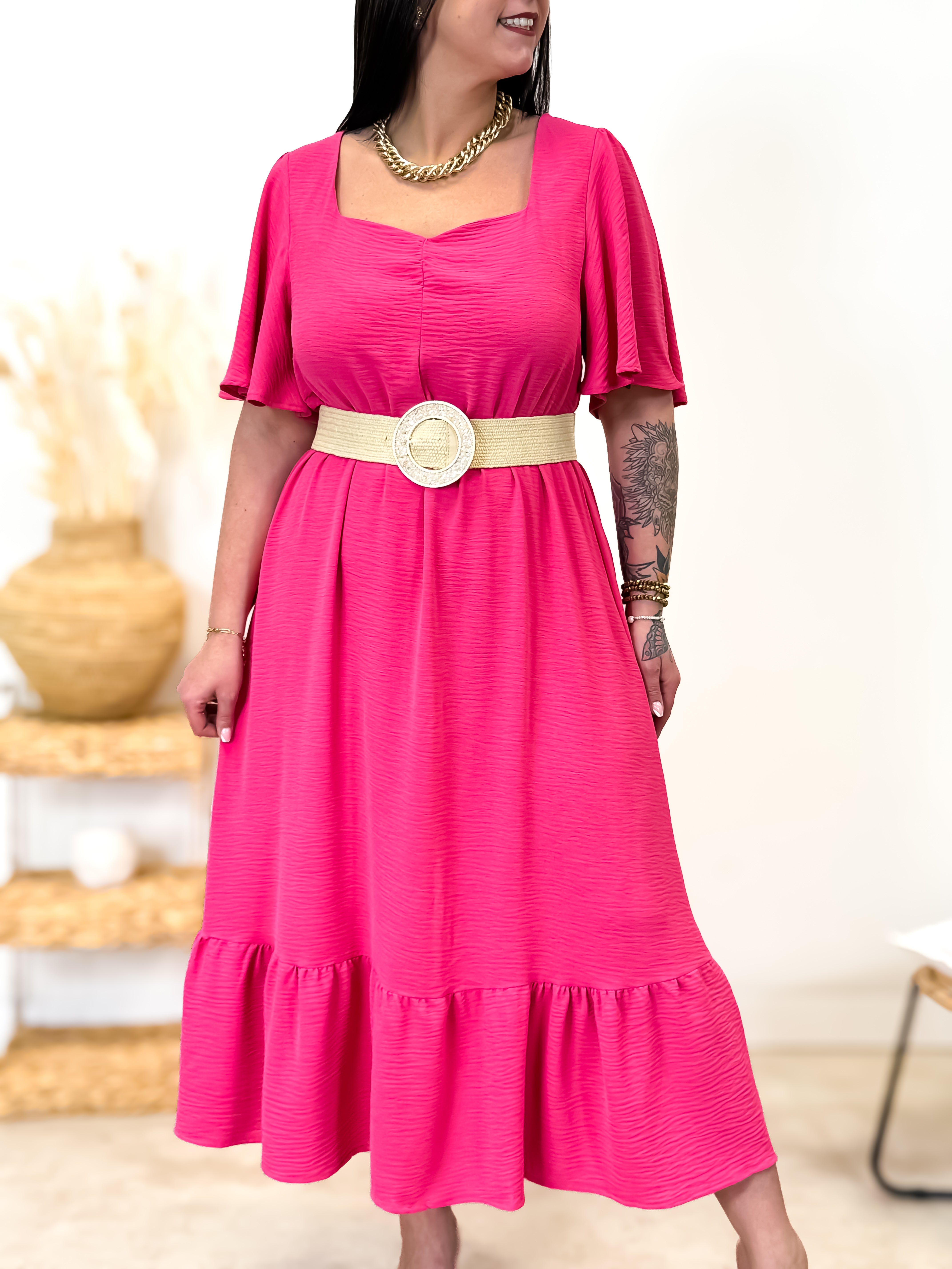Robe - Loreen - Fuchsia