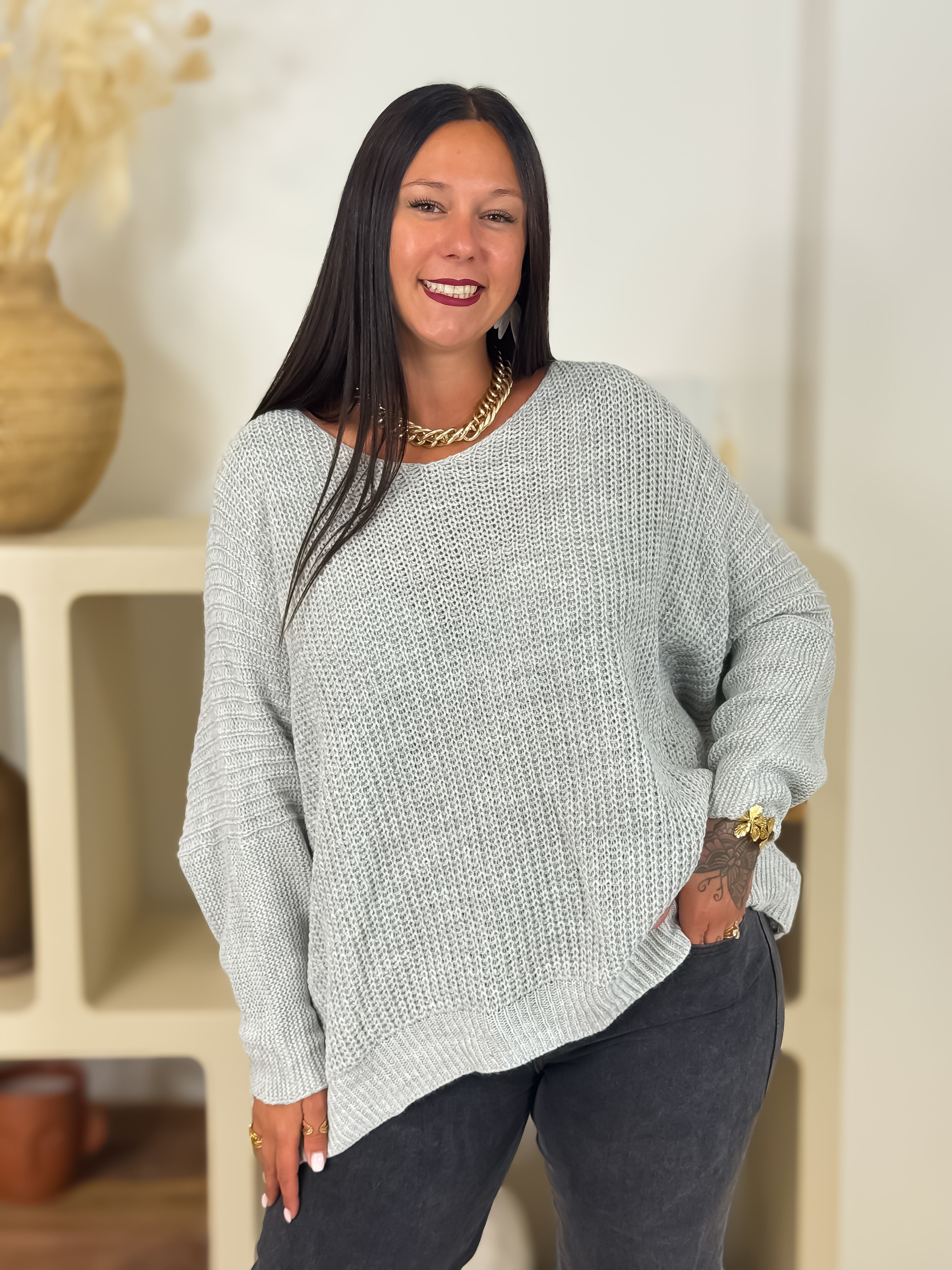 Pull - Annissa - Gris