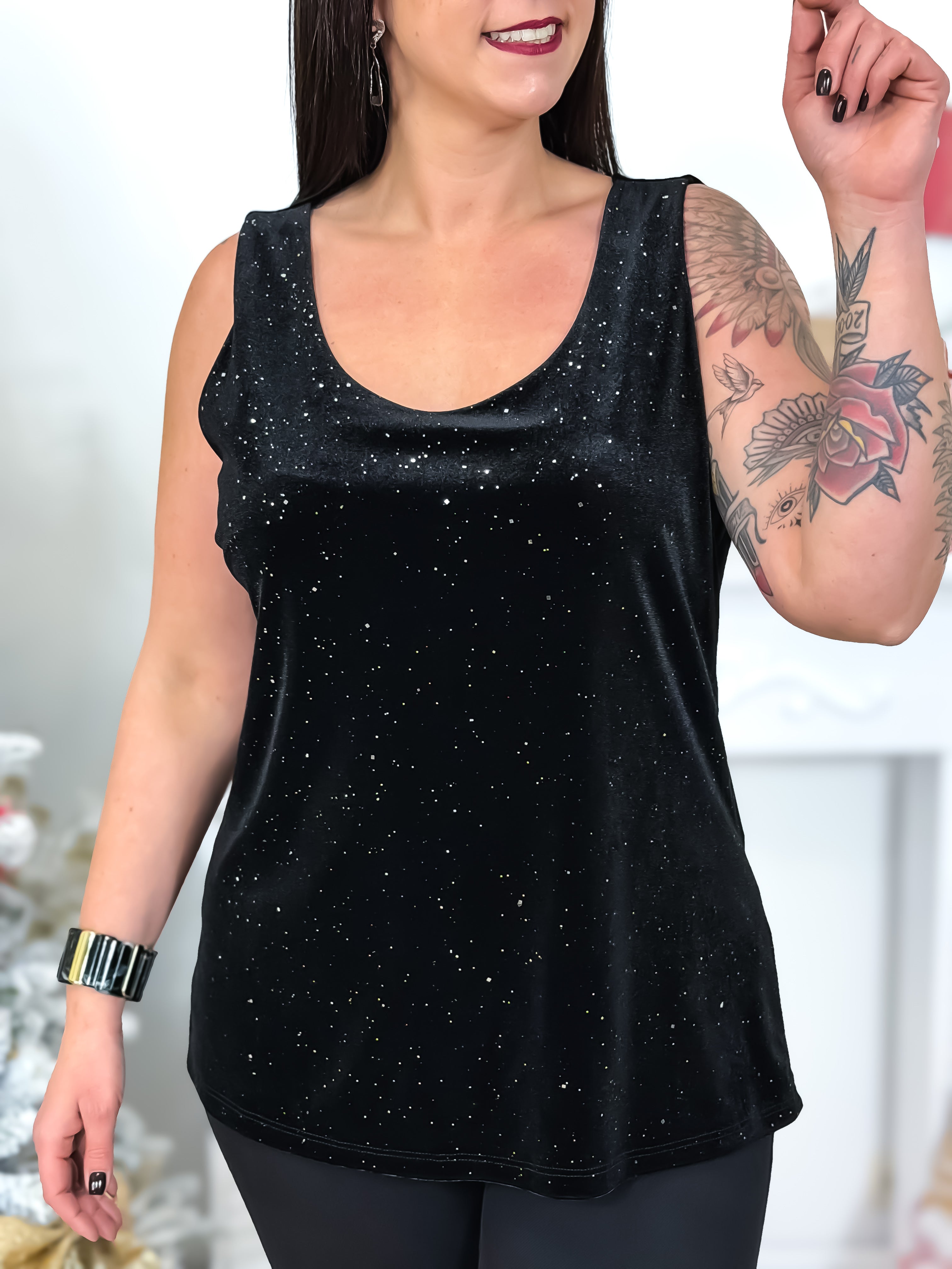 Top - Arianna - Noir