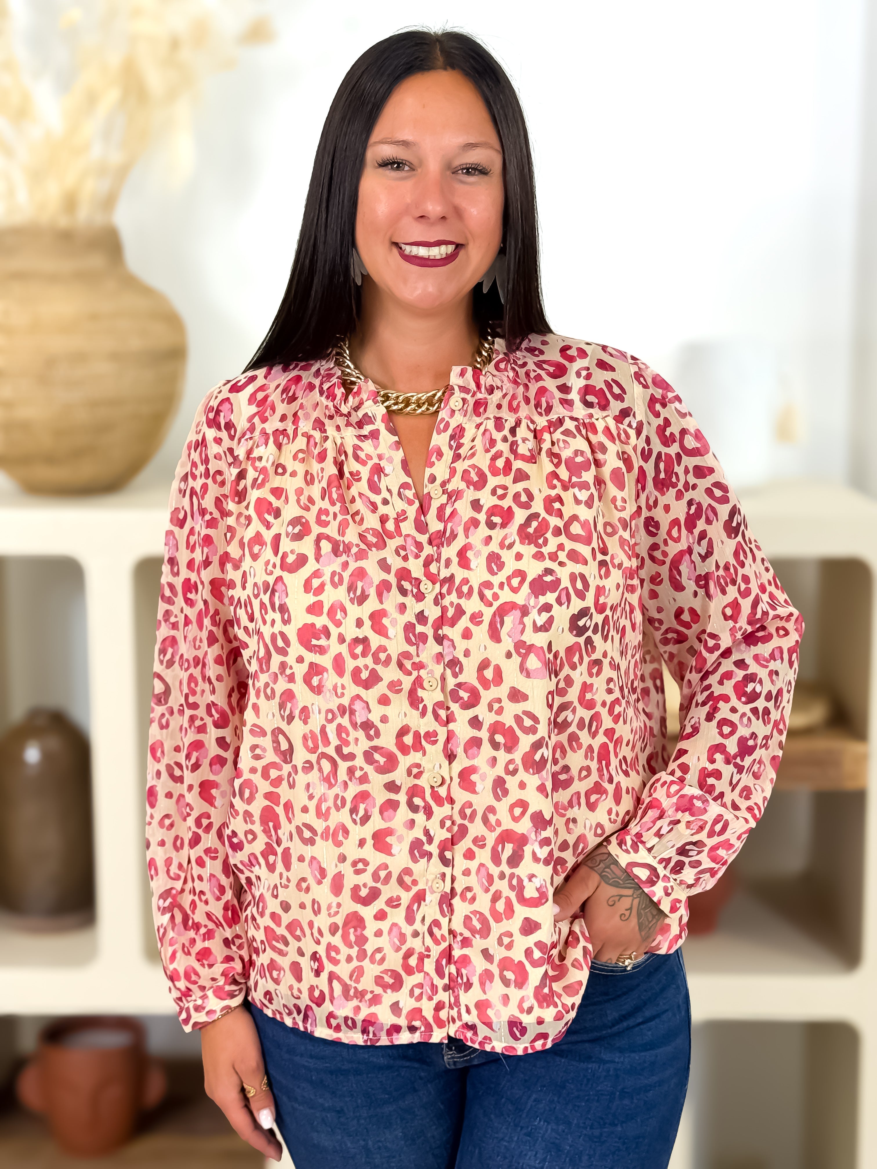 Chemisier - Giuzi - Beige & Rose