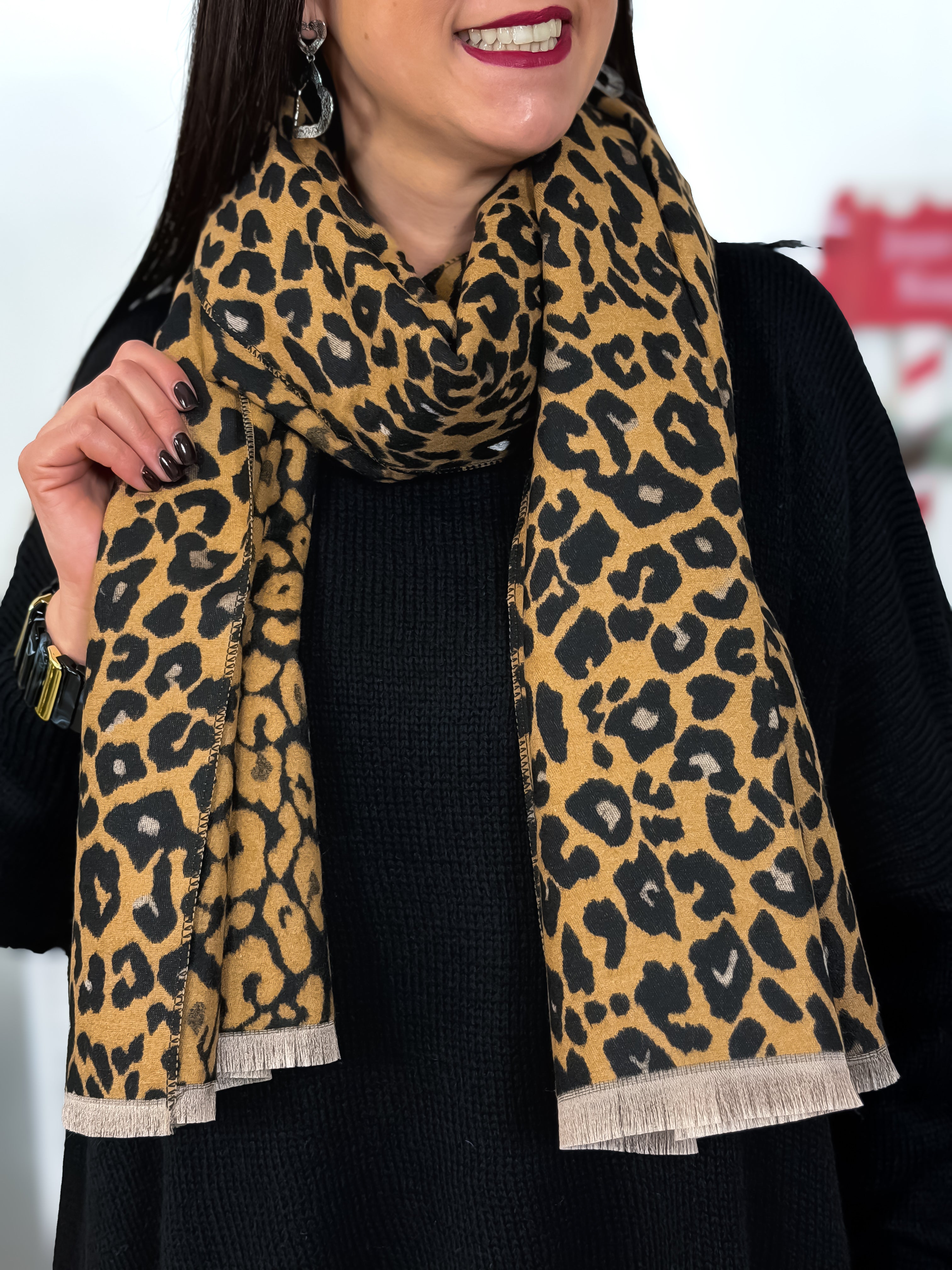12. Écharpe - Isadora léopard
