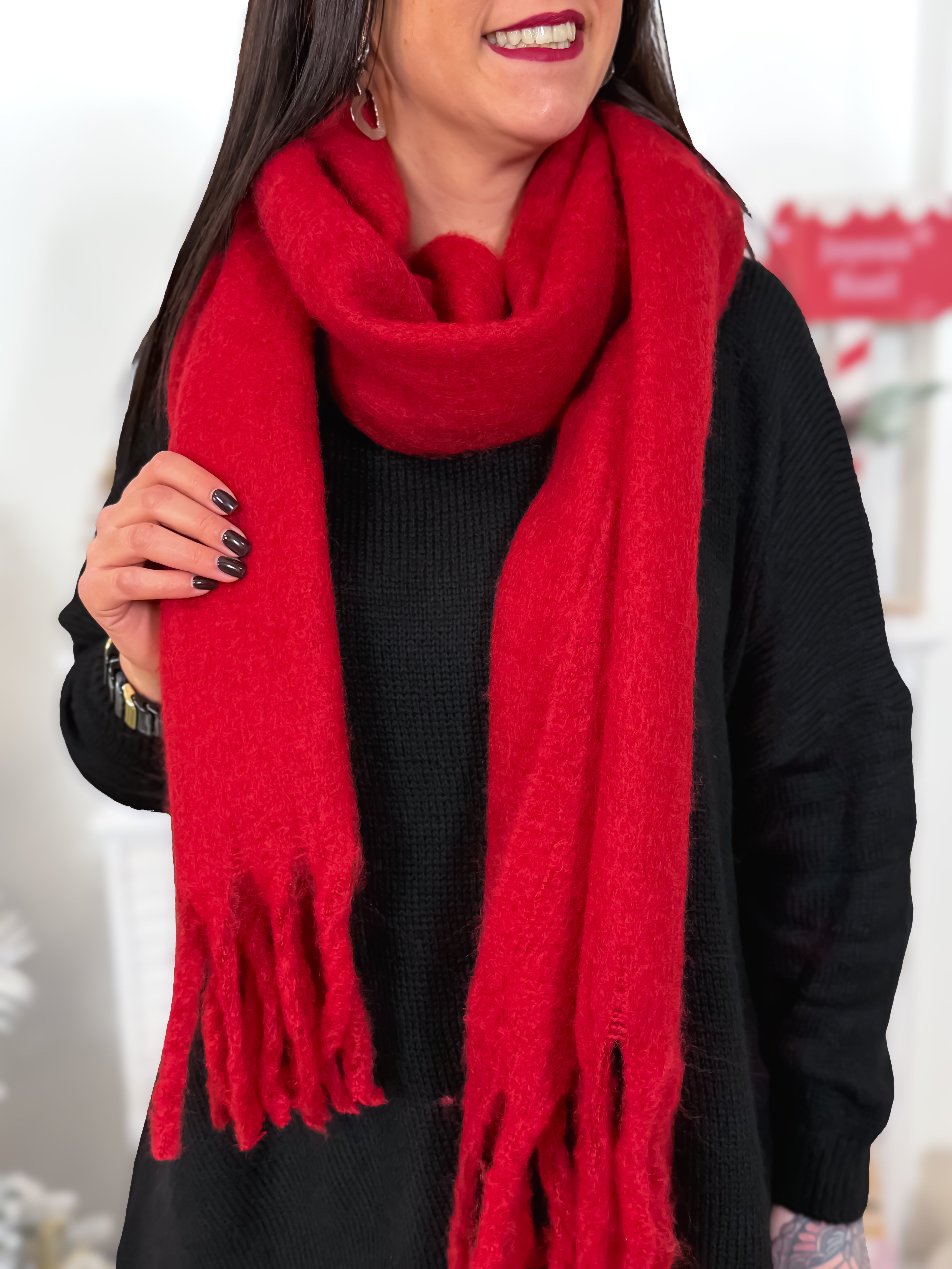 3. Écharpe - Nina rouge
