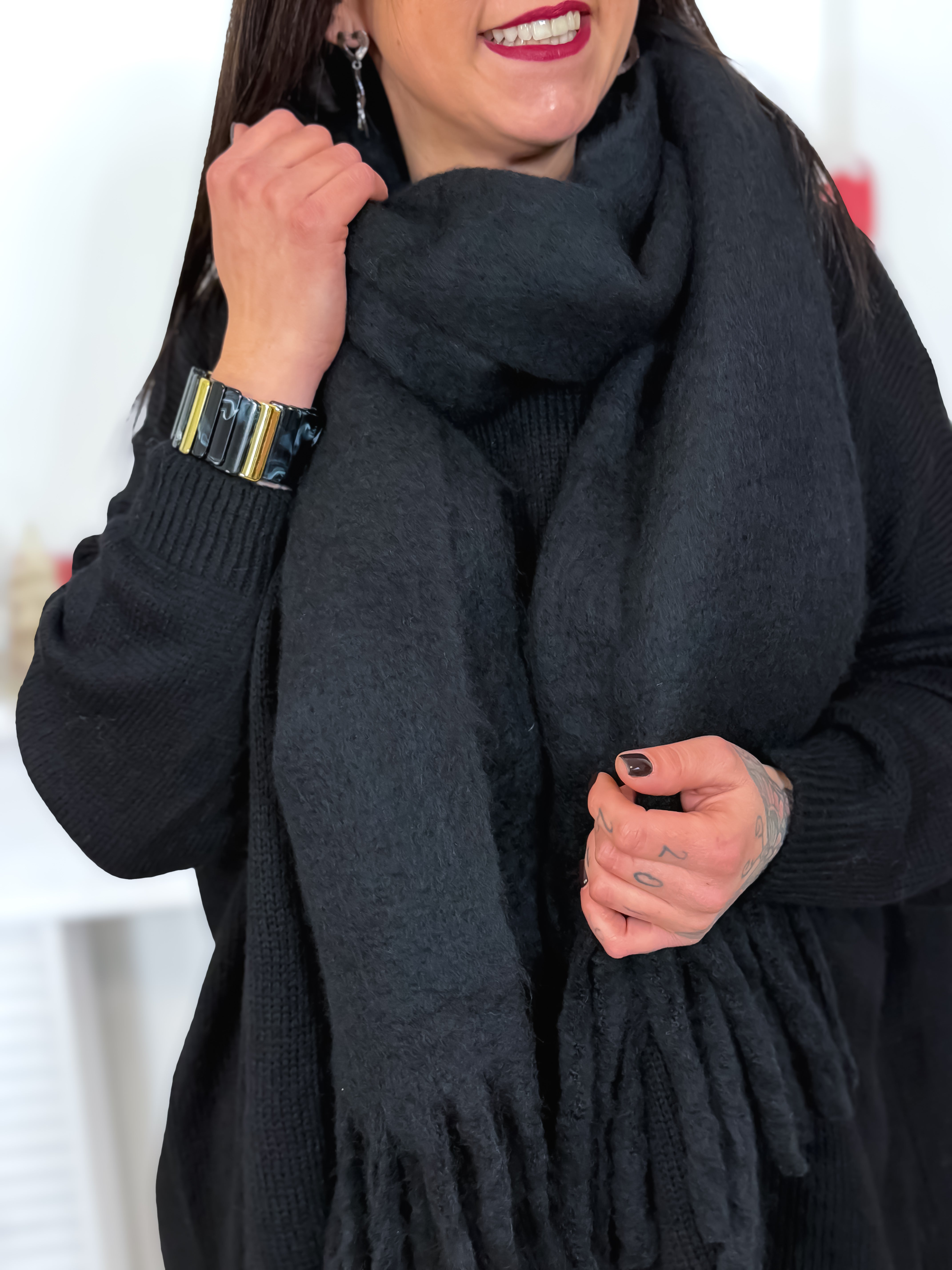 6. Écharpe - Nina noir