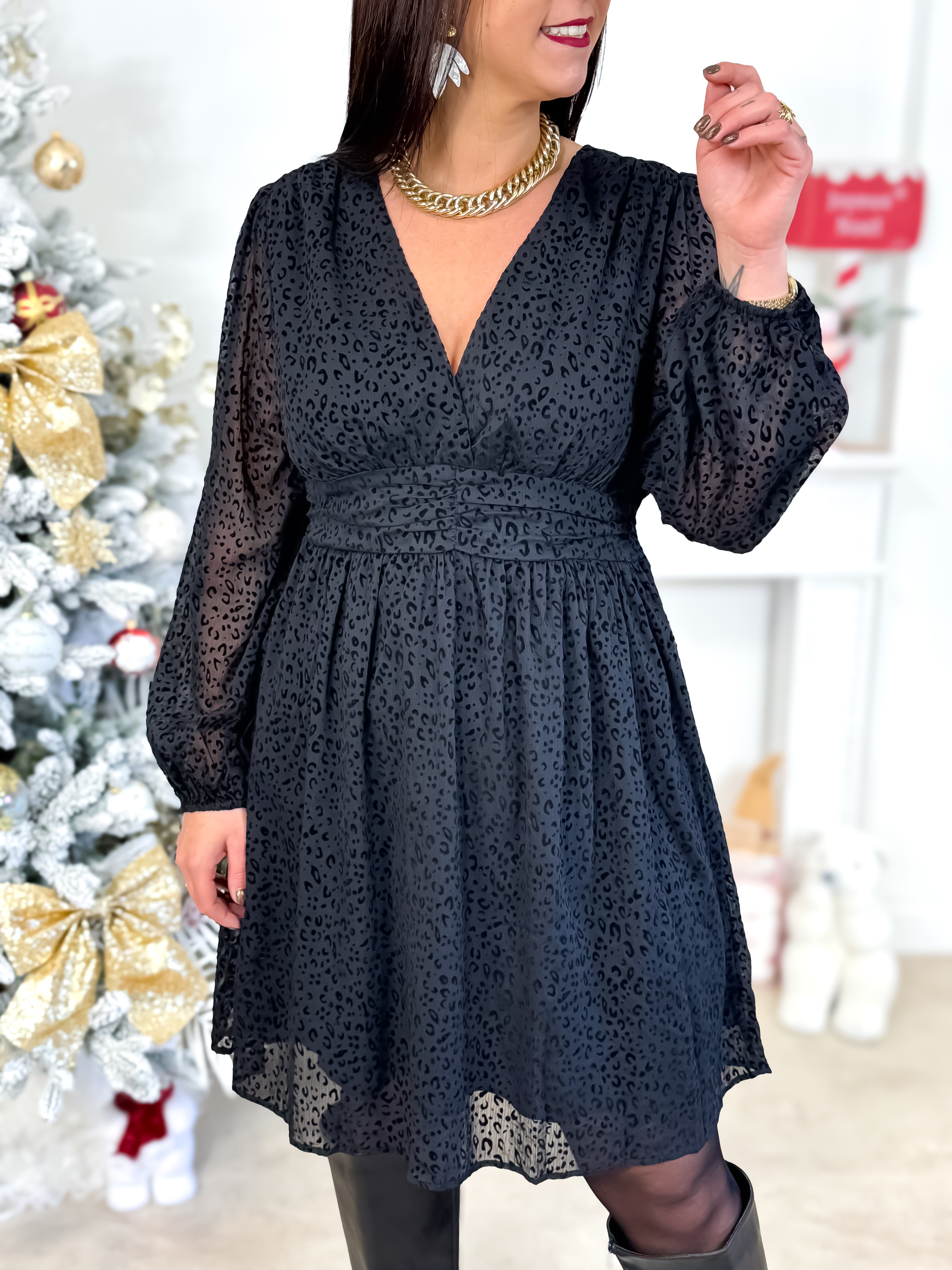 Robe Courte - Sophie - Noir