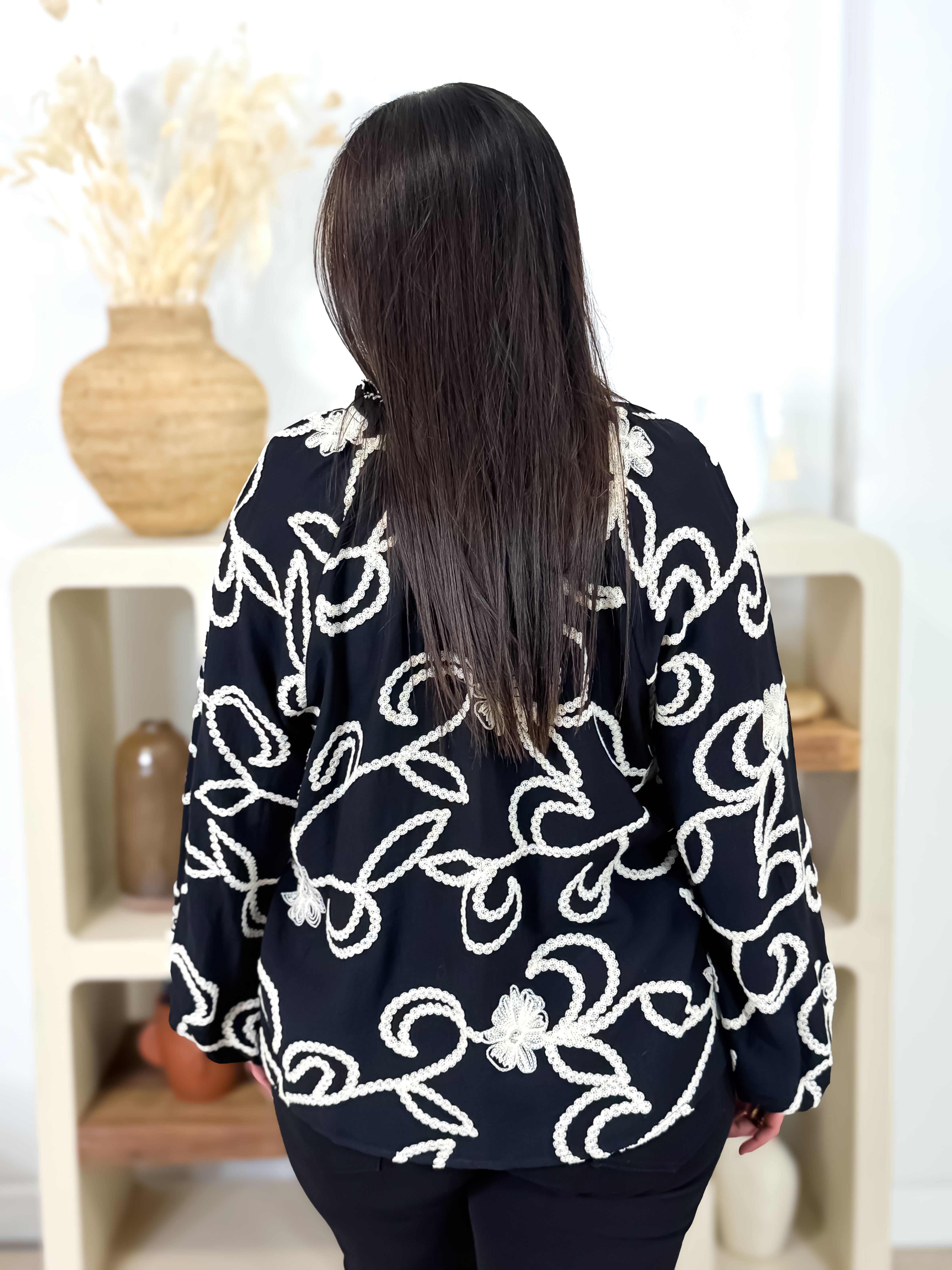 Chemisier - Estelle - Noir & Blanc