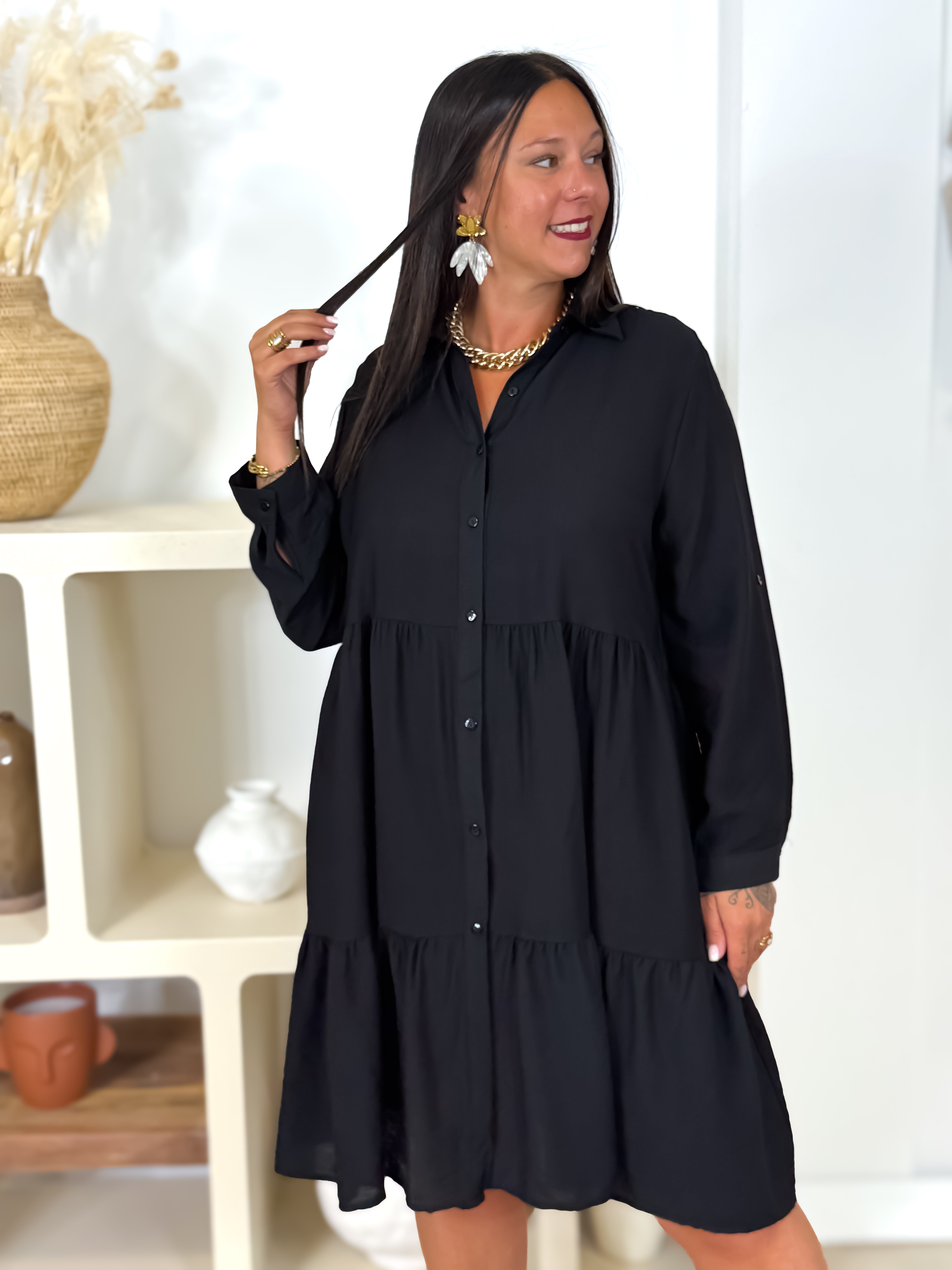 Robe -  Tiana - Noir