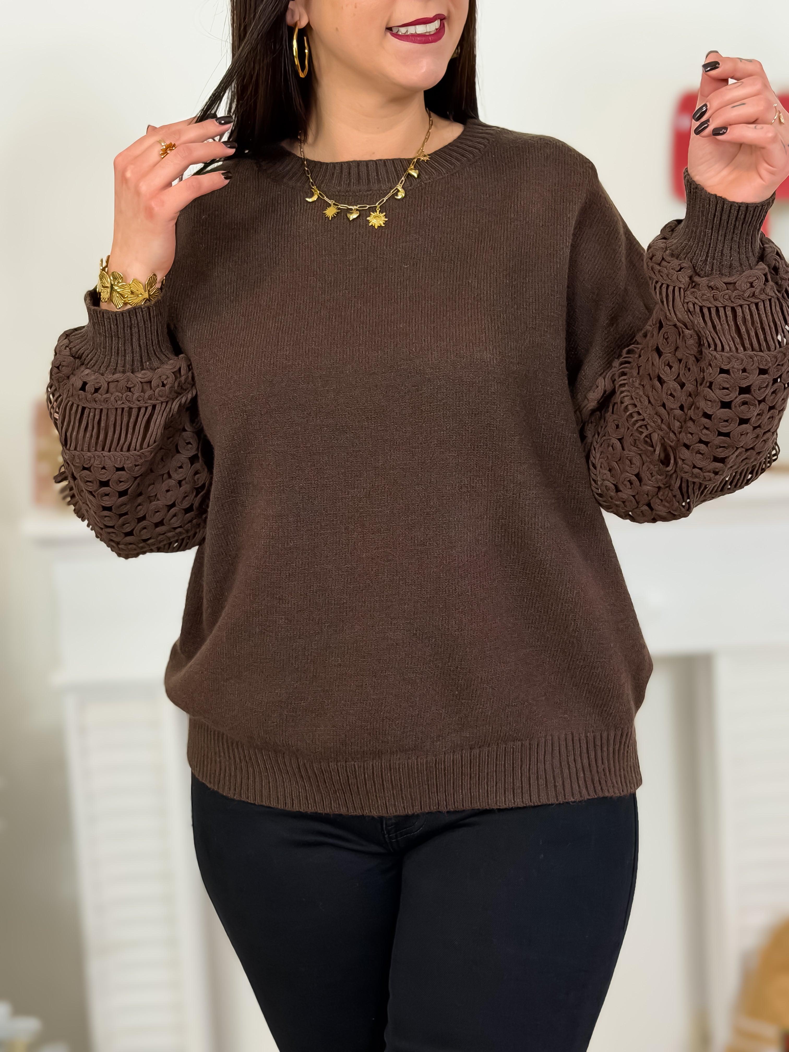 Pull - Thaïs - Chocolat