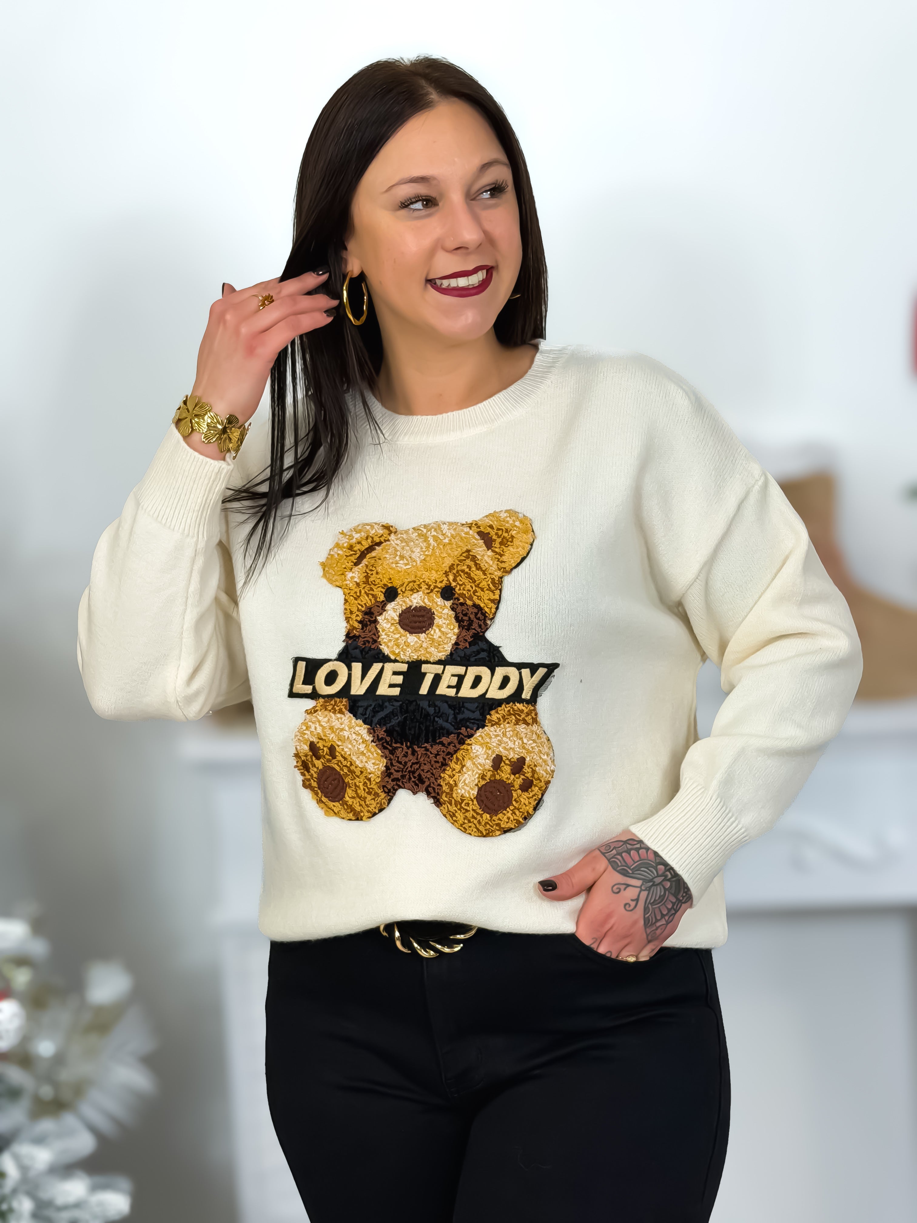 Pull - Teddy - Beige
