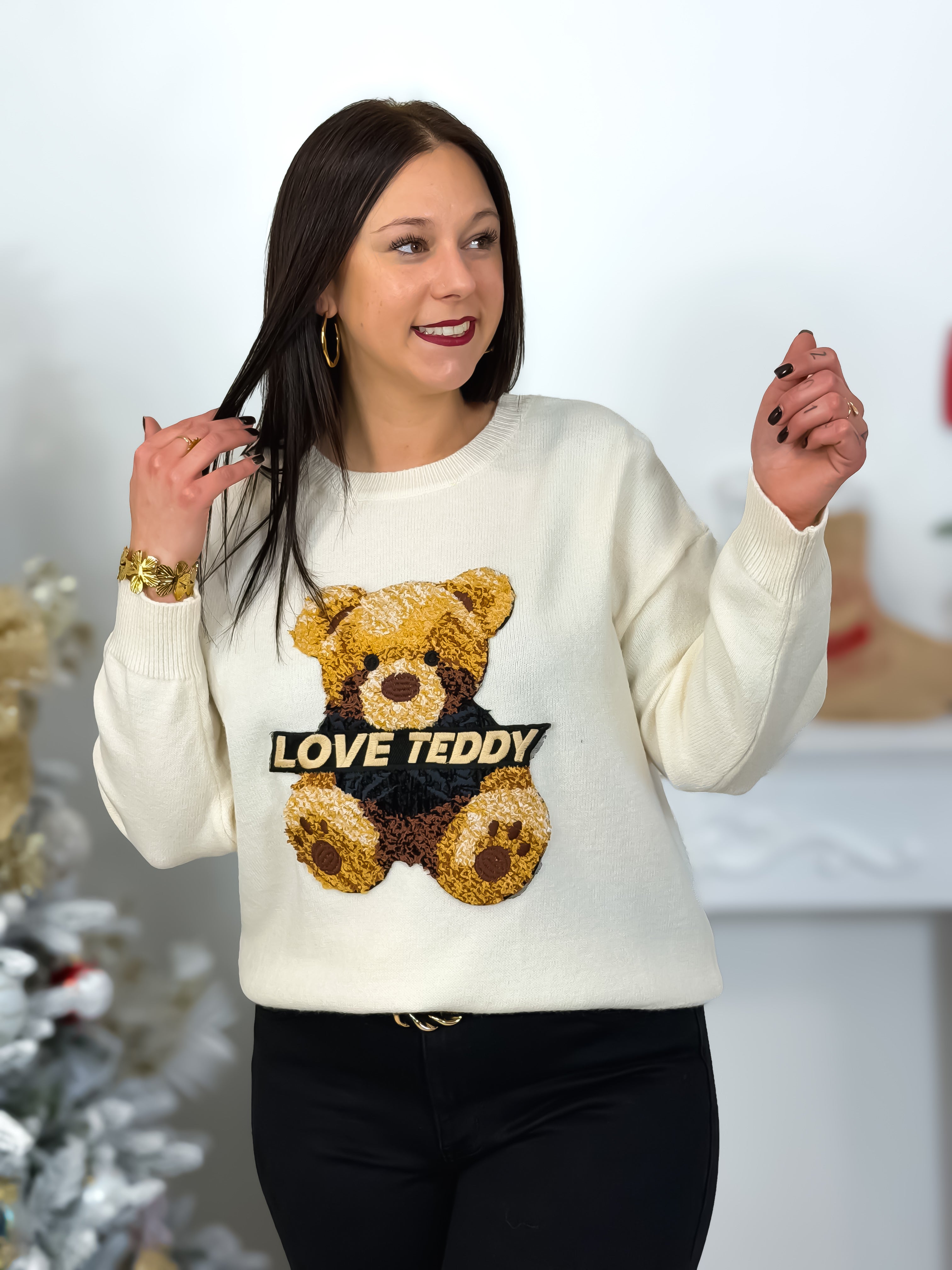 Pull - Teddy - Beige