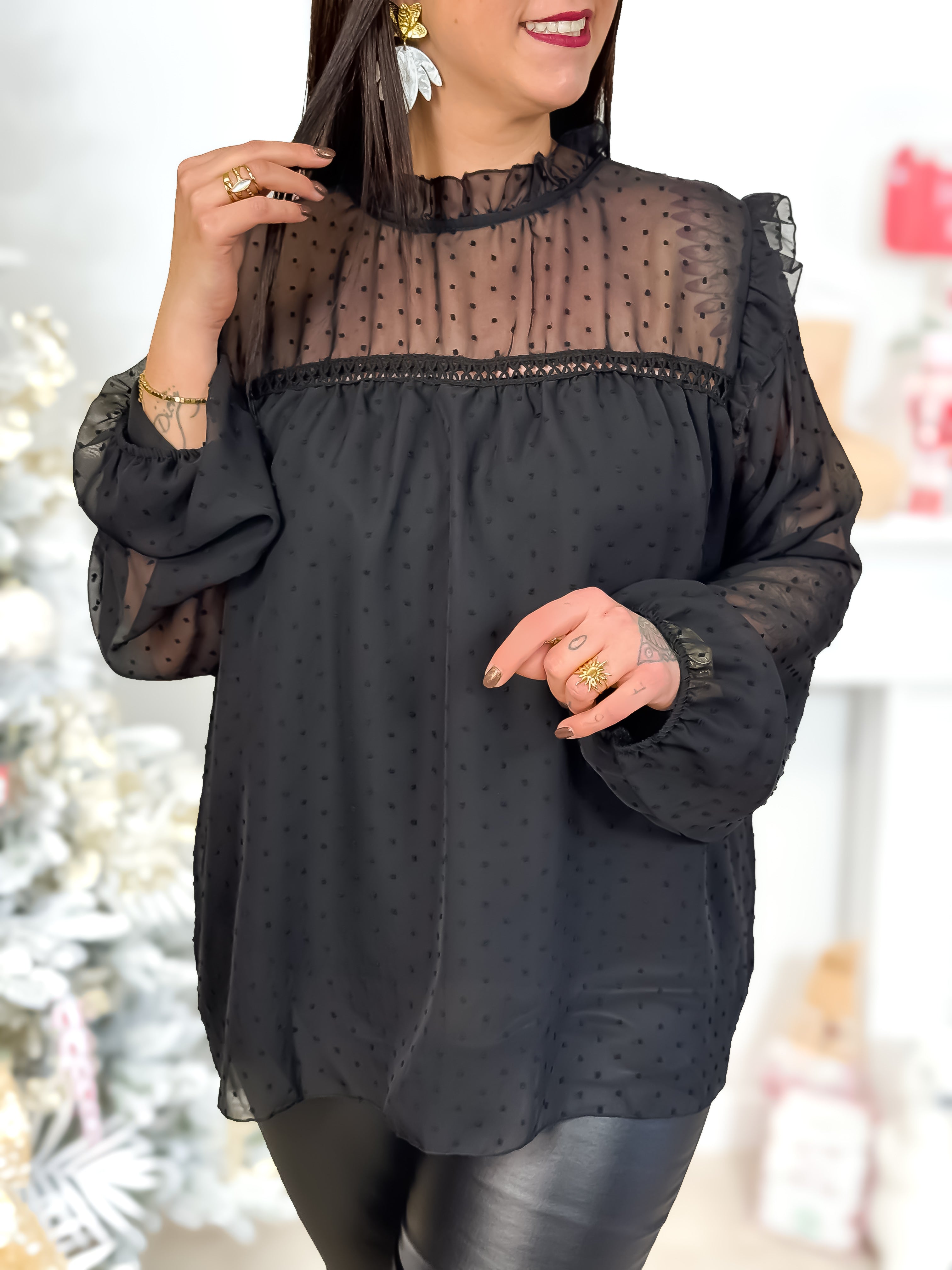 Blouse - Ninon - Noir