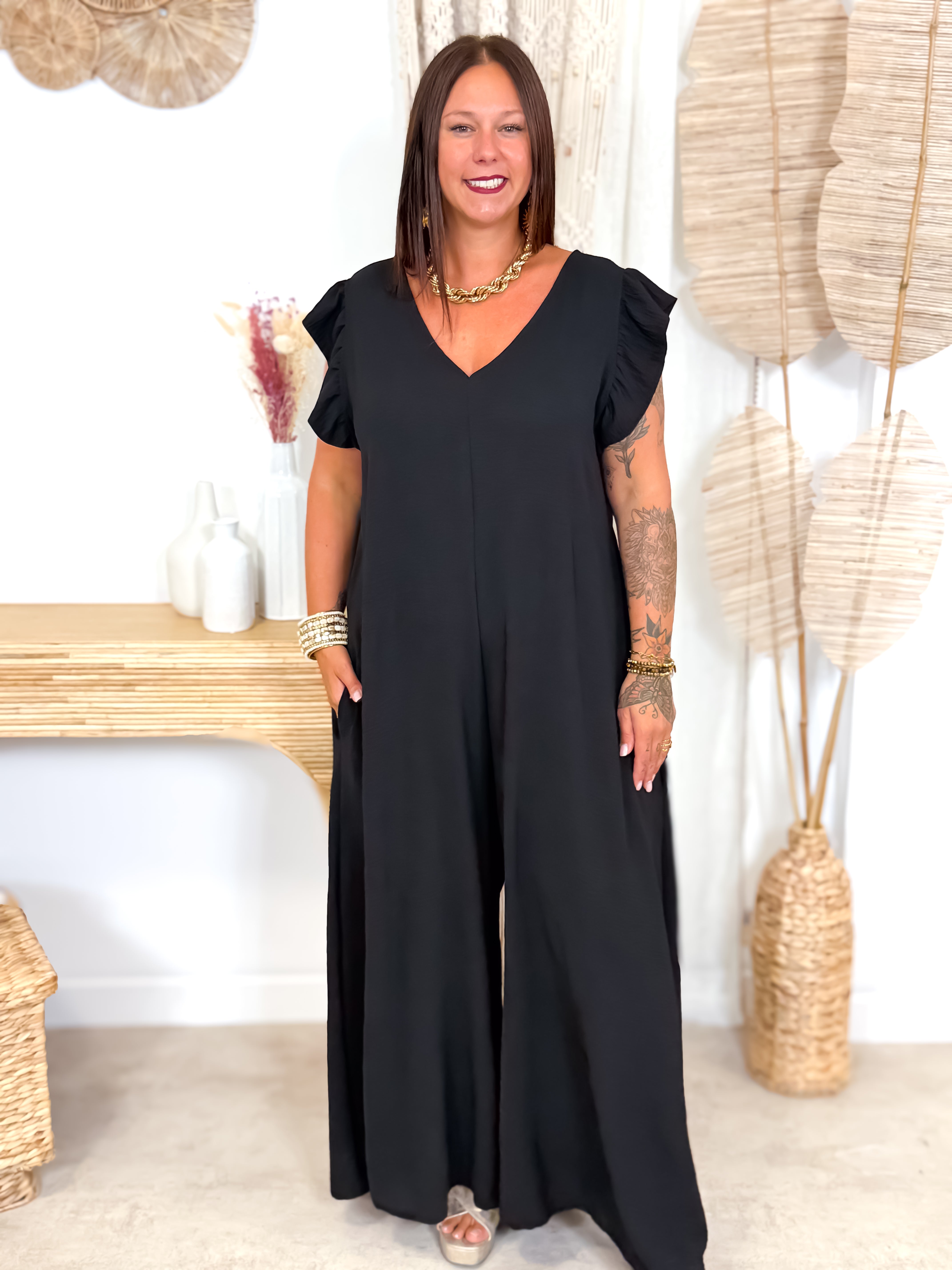 Jumpsuit - Bernadette - Zwart