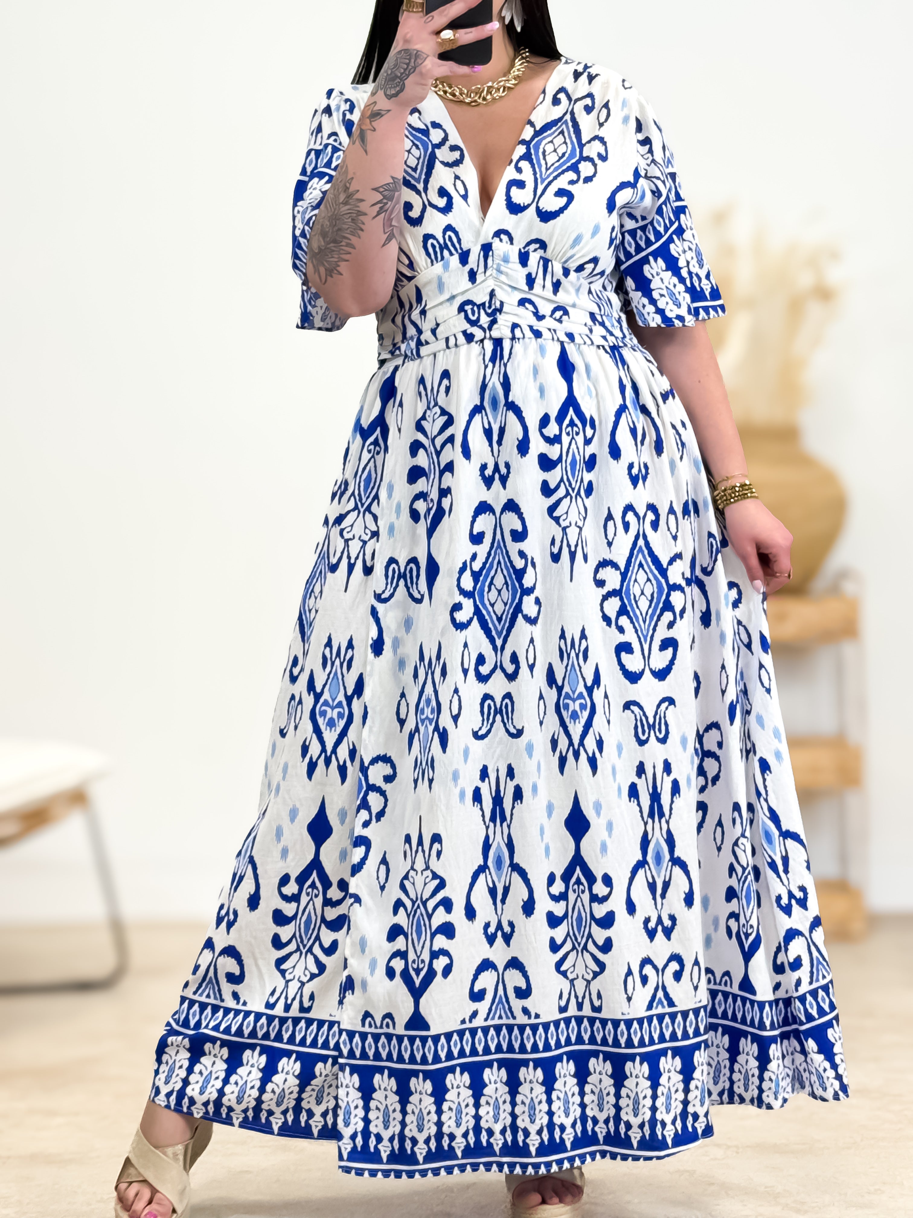 Robe - Mariline - Bleu & Blanc