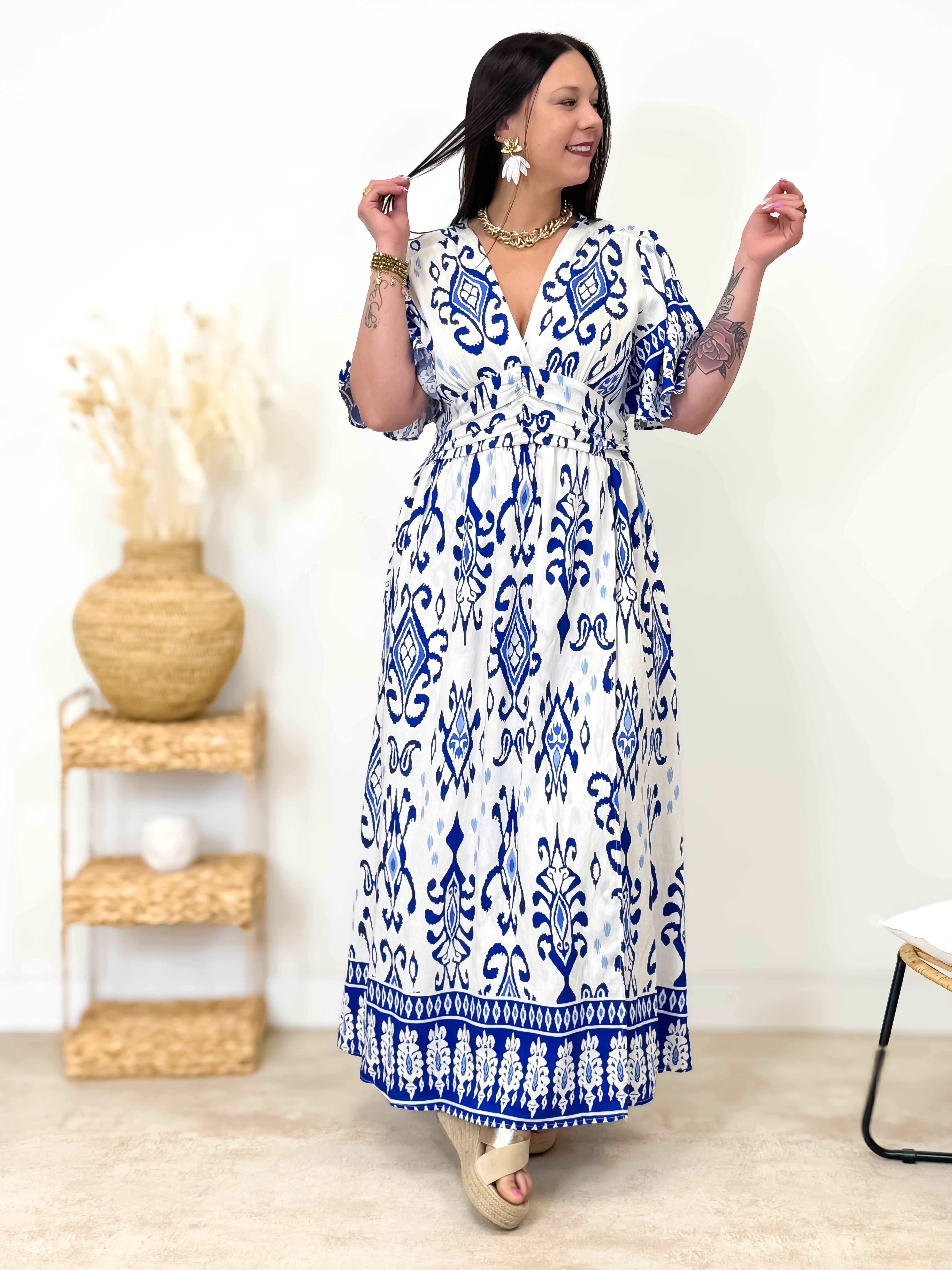 Robe - Mariline - Bleu & Blanc