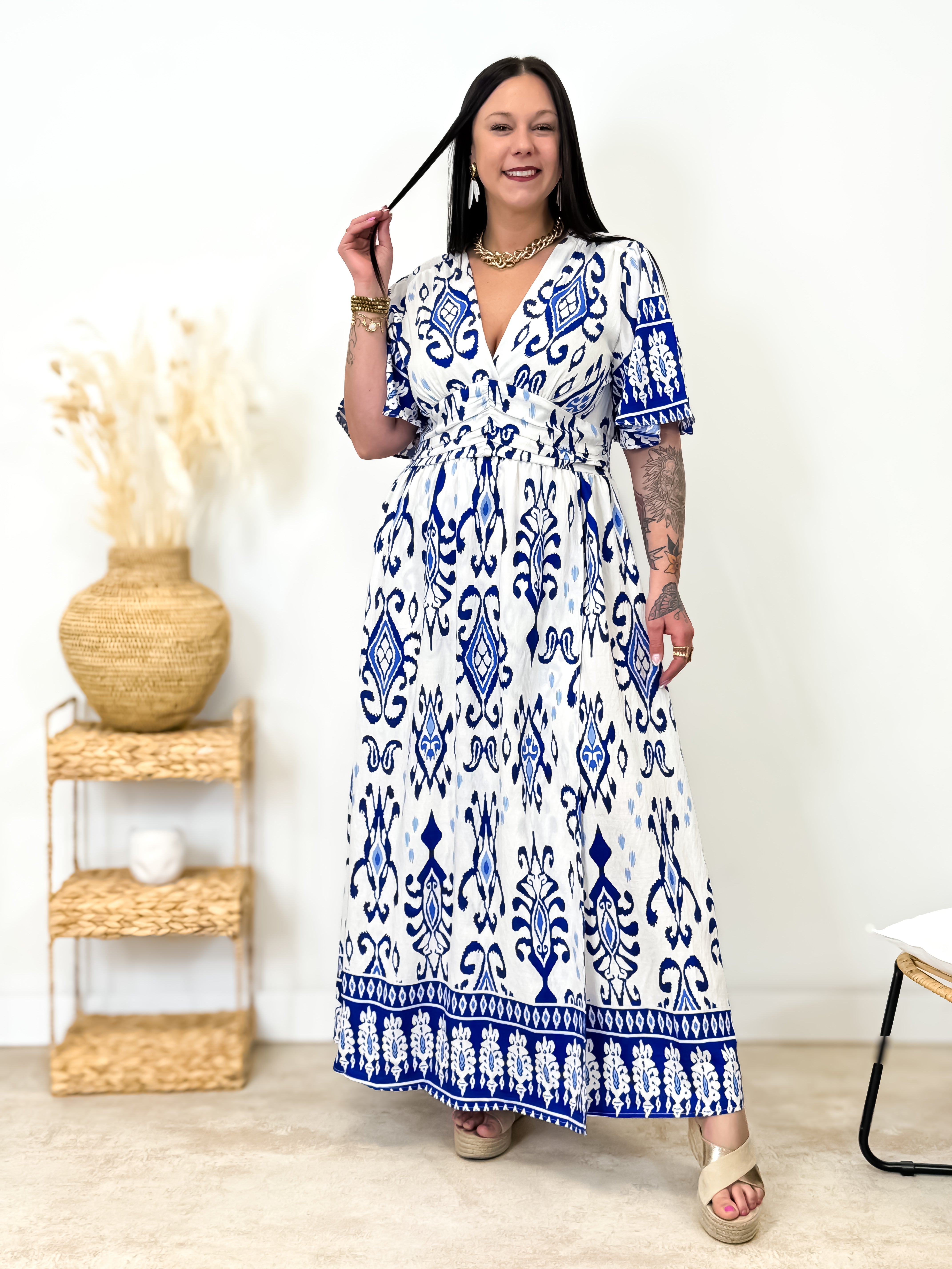 Robe - Mariline - Bleu & Blanc