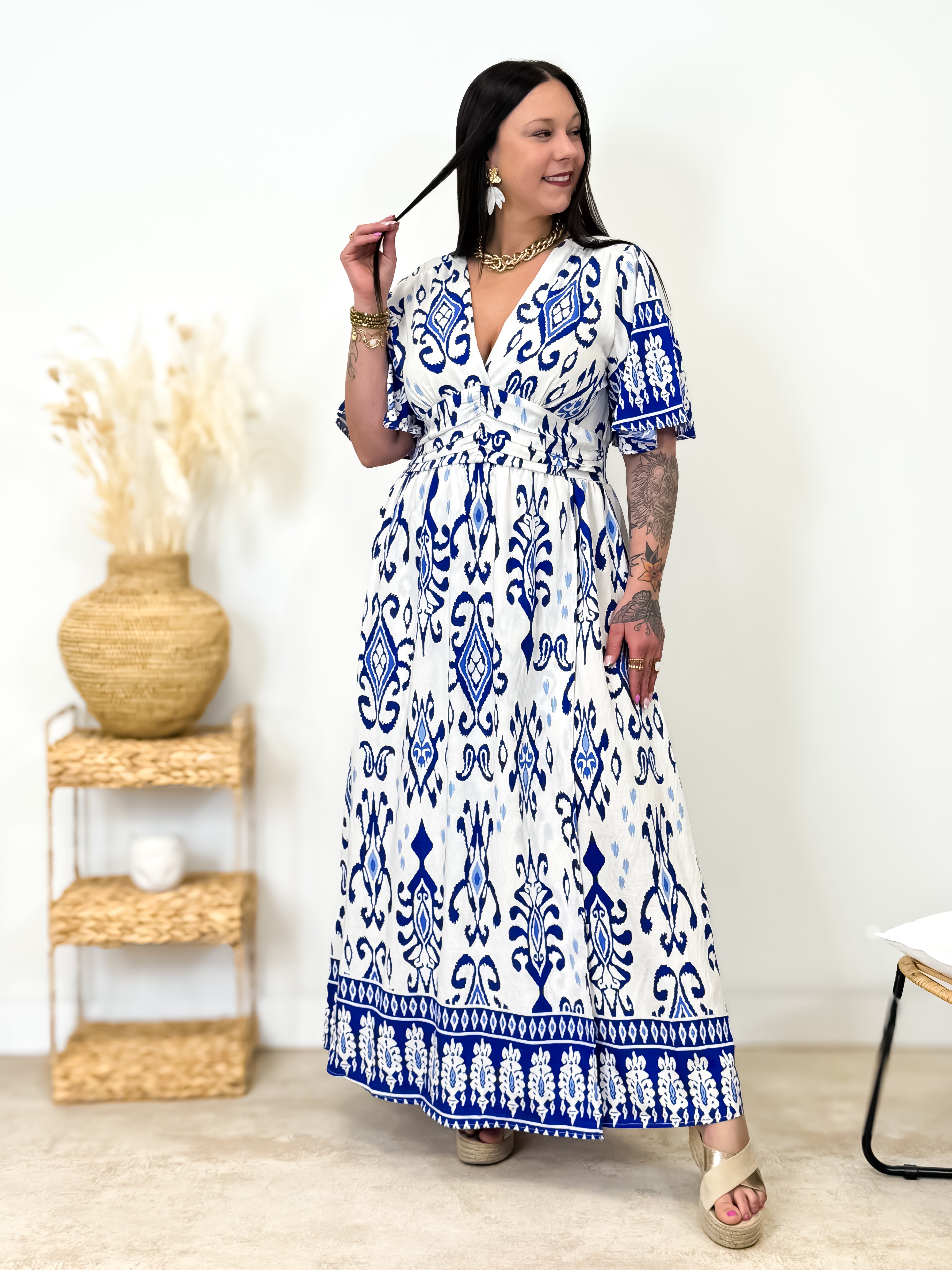 Robe - Mariline - Bleu & Blanc