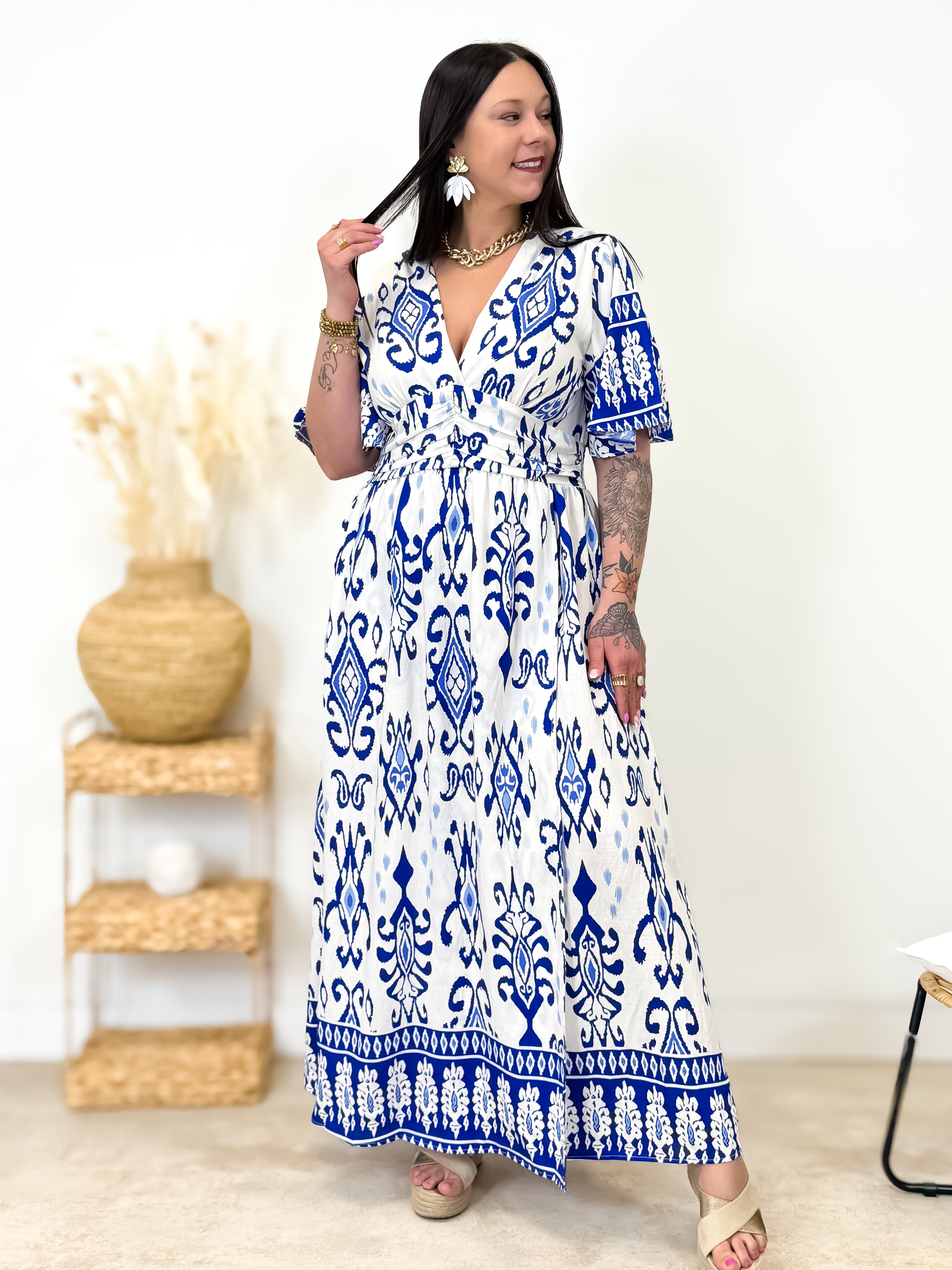 Robe - Mariline - Bleu & Blanc