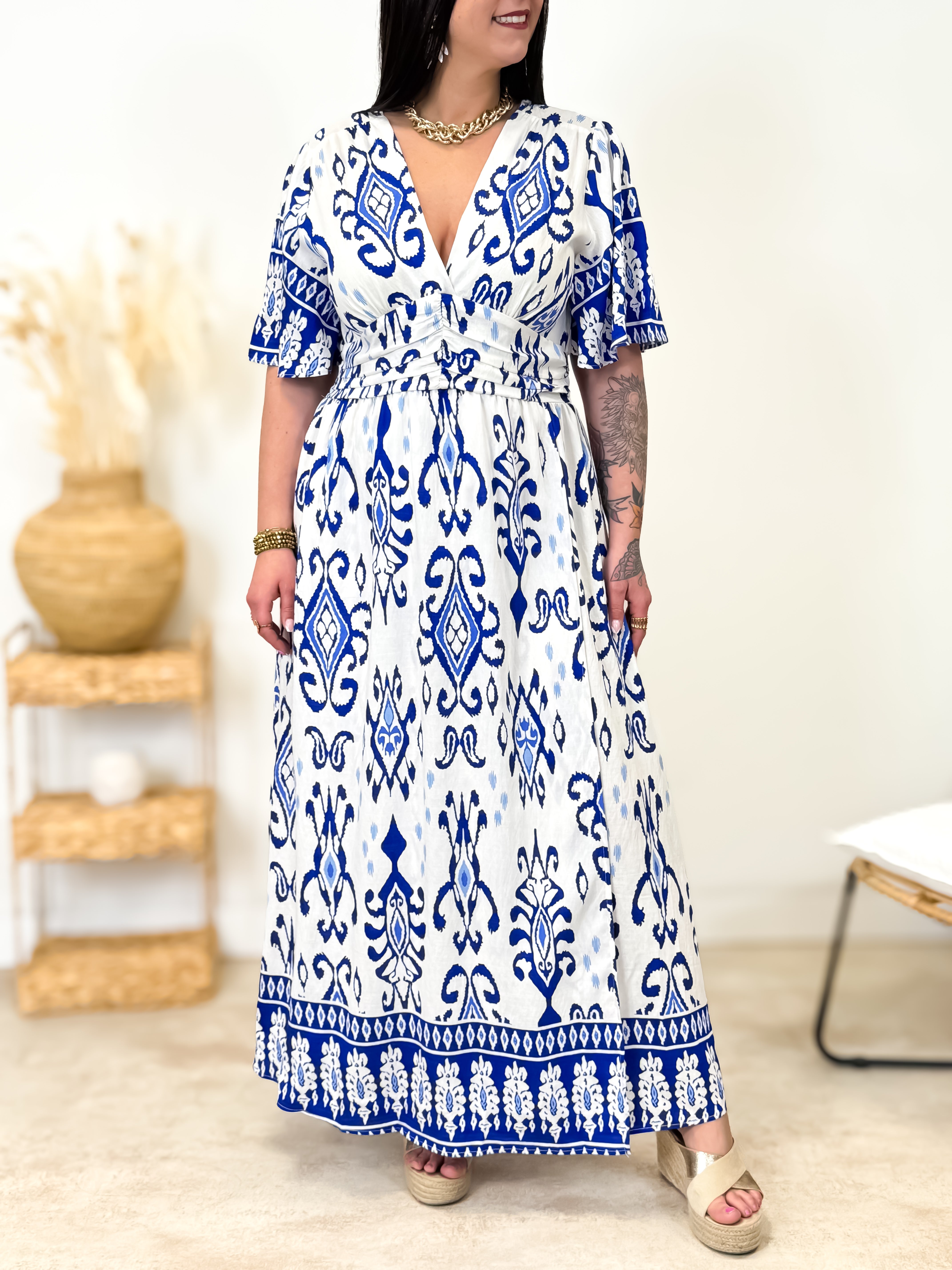 Robe - Mariline - Bleu & Blanc