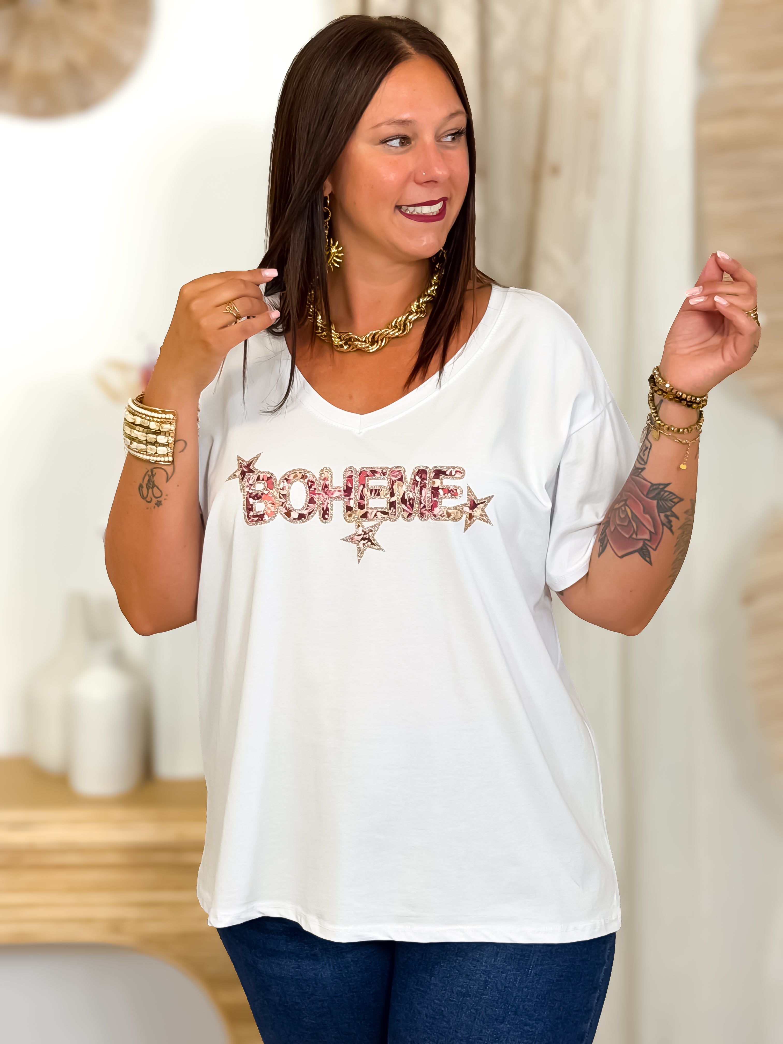 T-shirt - Dante - Wit