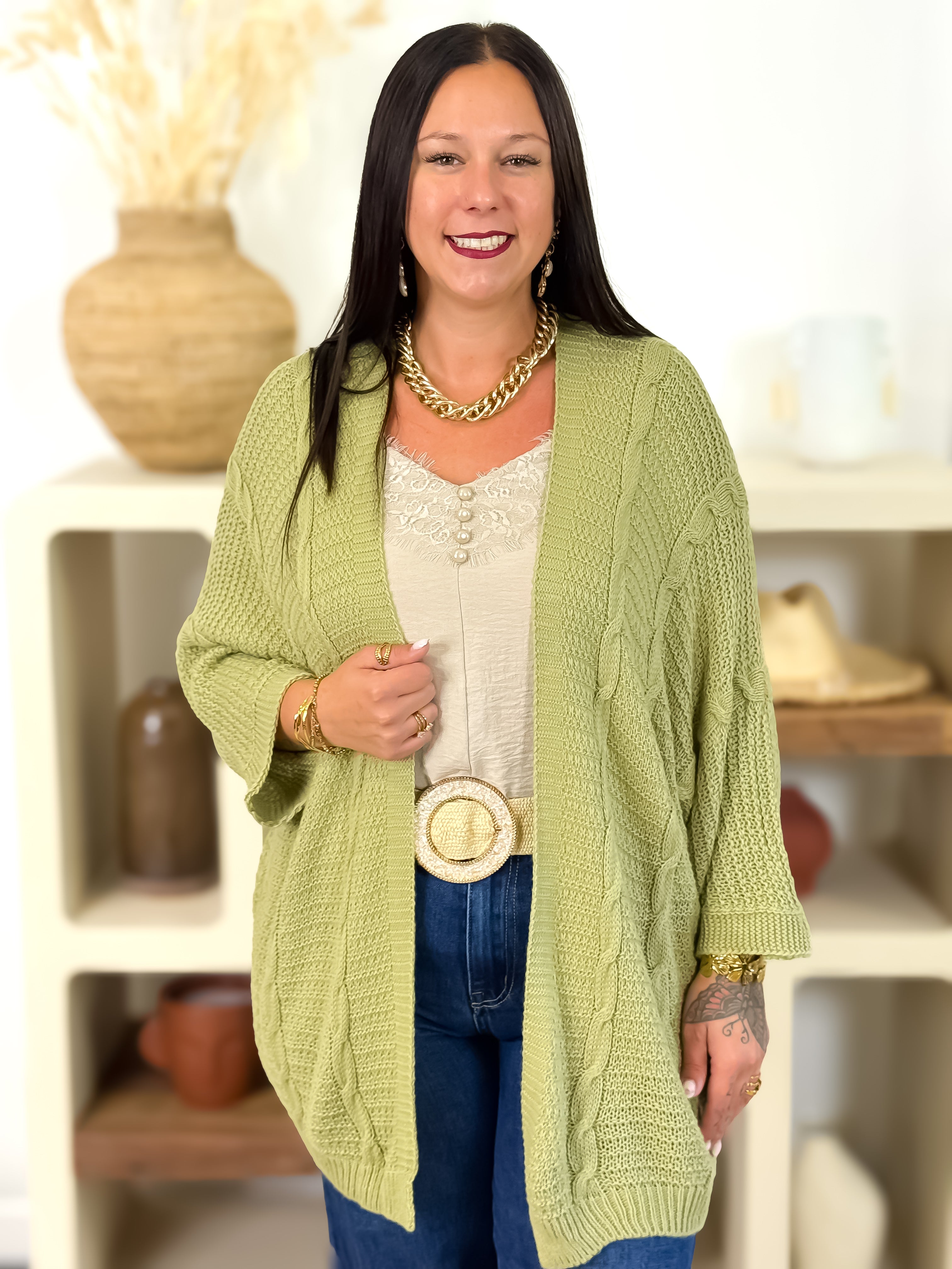 Gilet - Gianna - Vert Olive