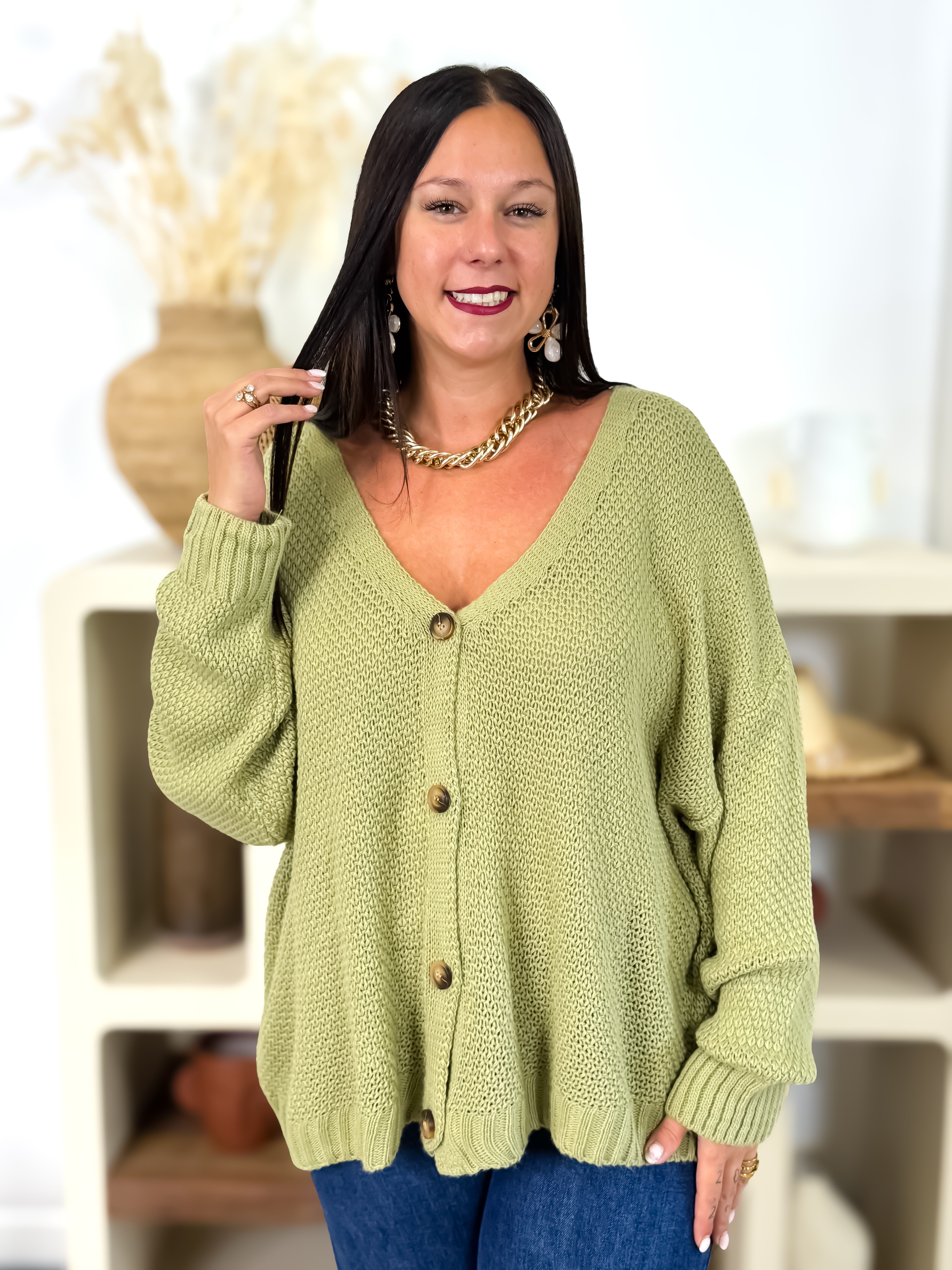 Gilet - Ninou - Vert Olive