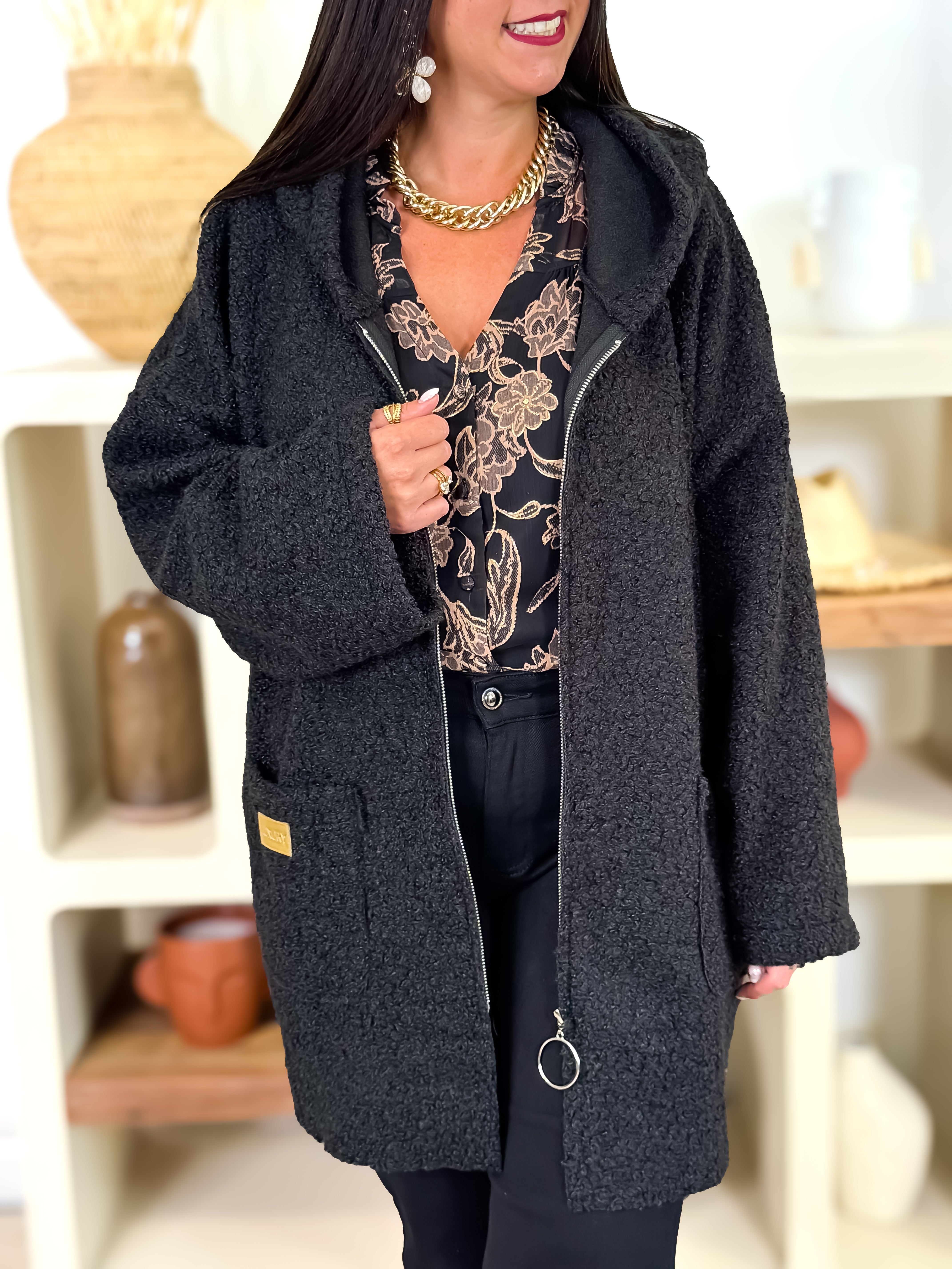Veste - Léa - Noir // PRÉCOMMANDE 15.09 - 19.09
