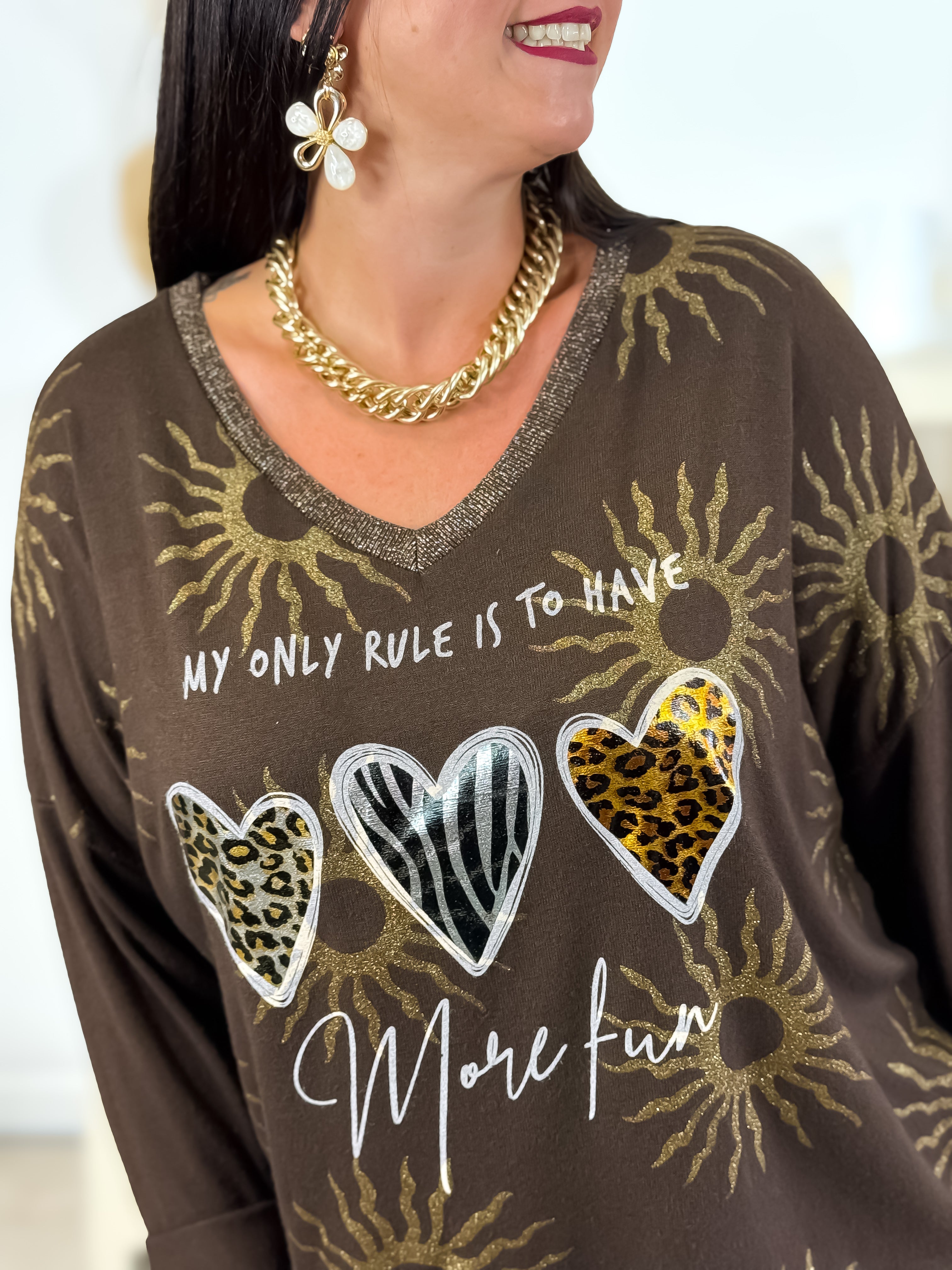 Pull - Elsaline - Chocolat