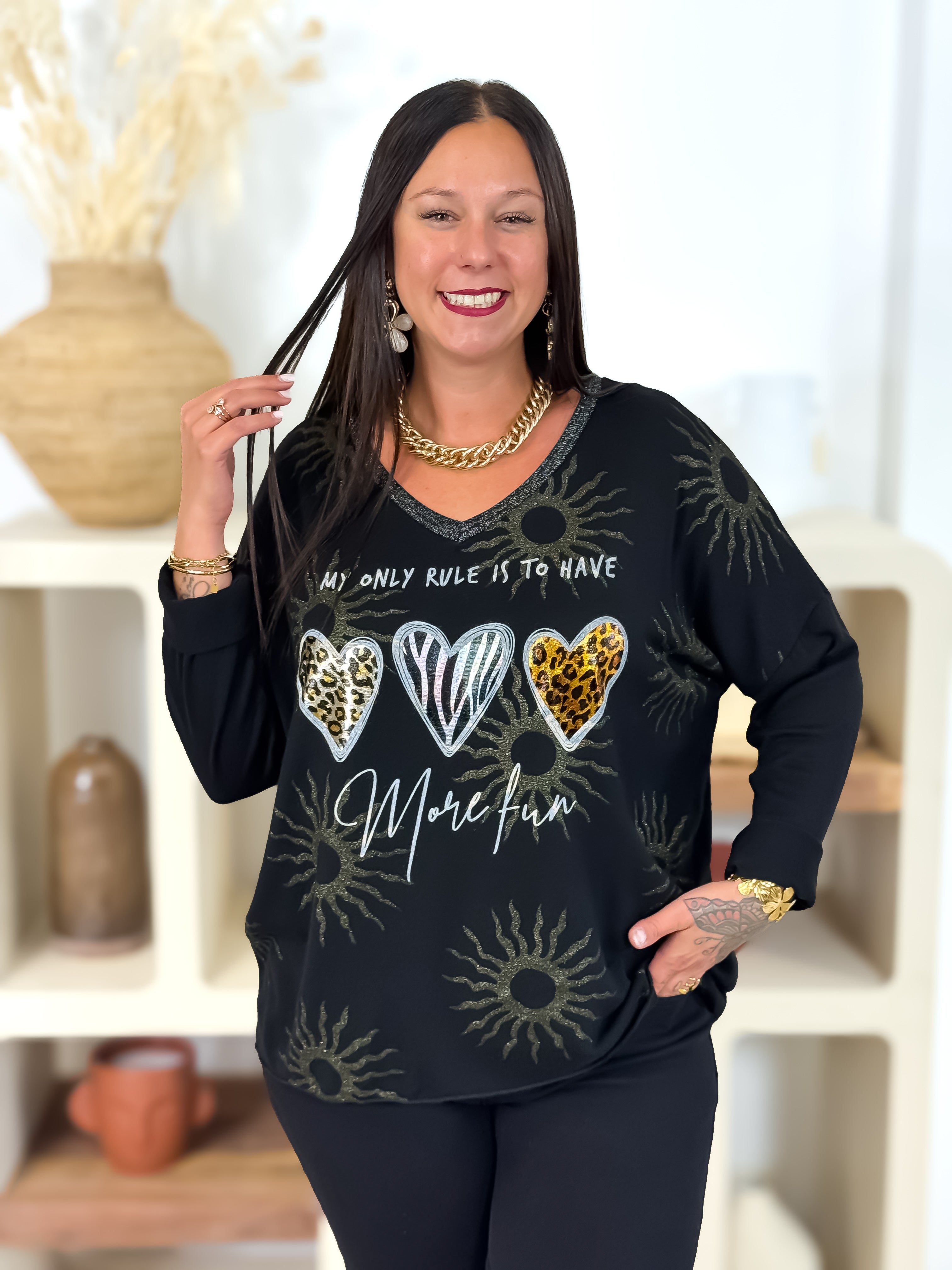 Pull - Elsaline - Noir