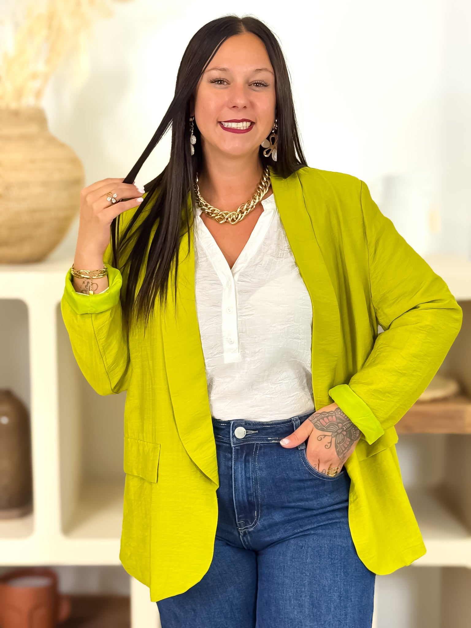 Blazer - Lucy - Vert Pistache