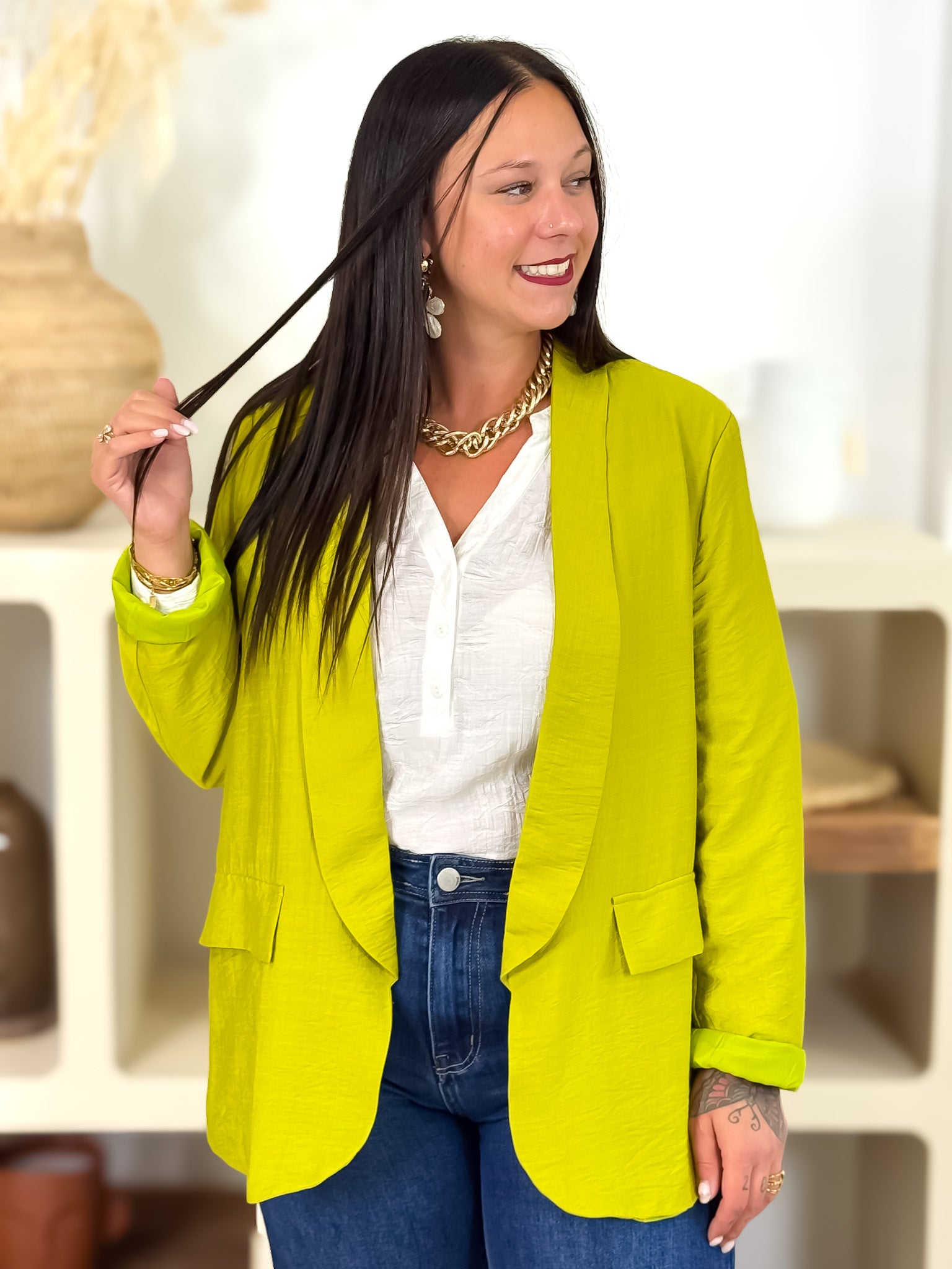 Blazer - Lucy - Vert Pistache