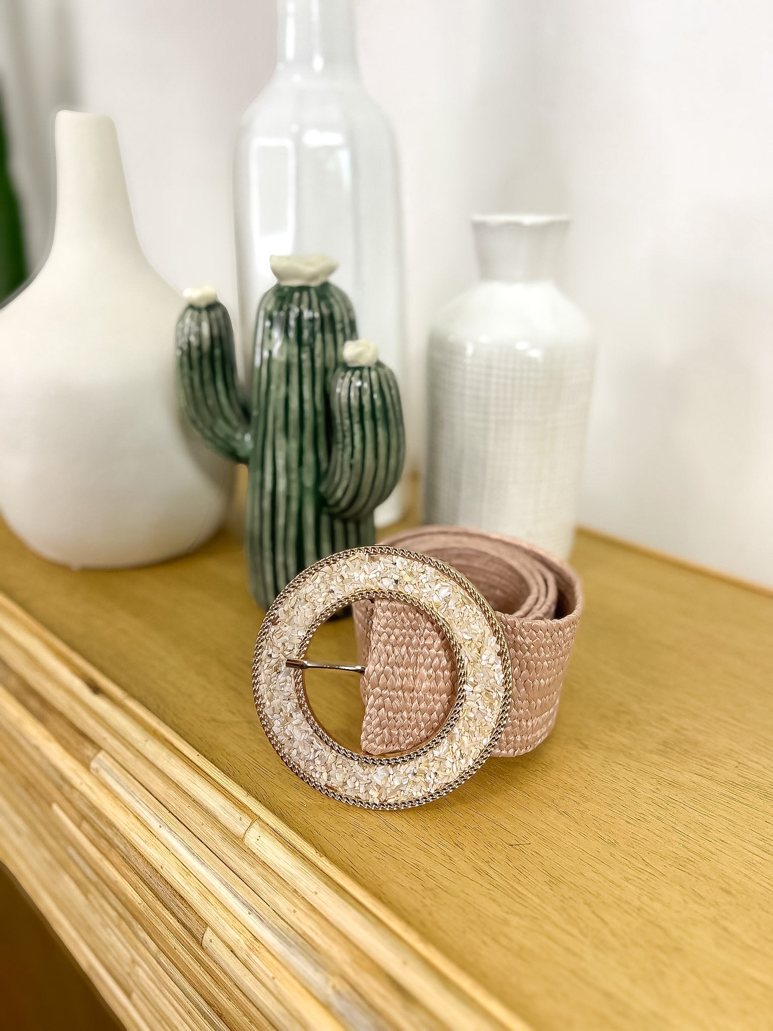 Ceinture - Gloria - Beige Rosé