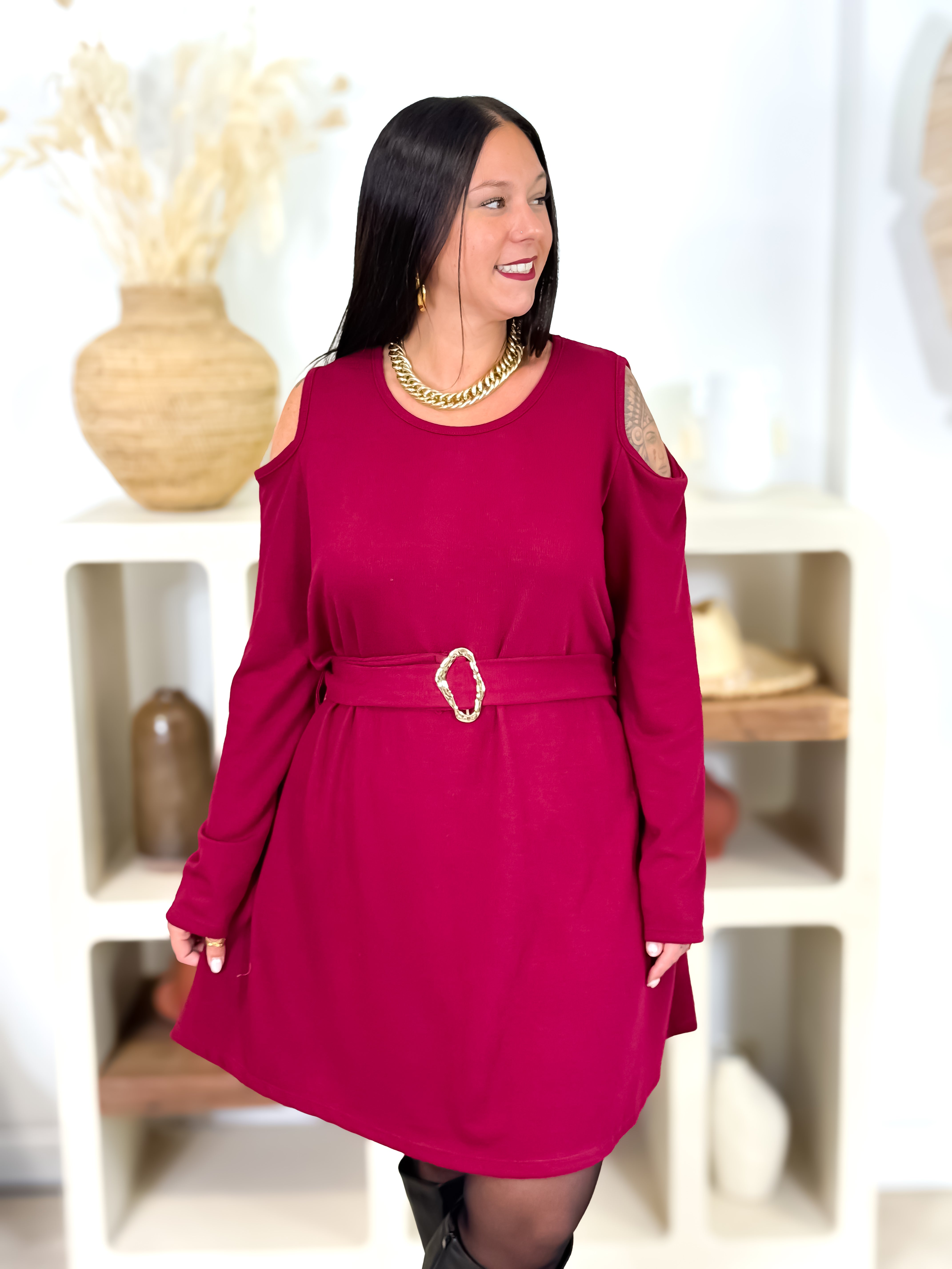 Robe - Lyssia - Bordeaux