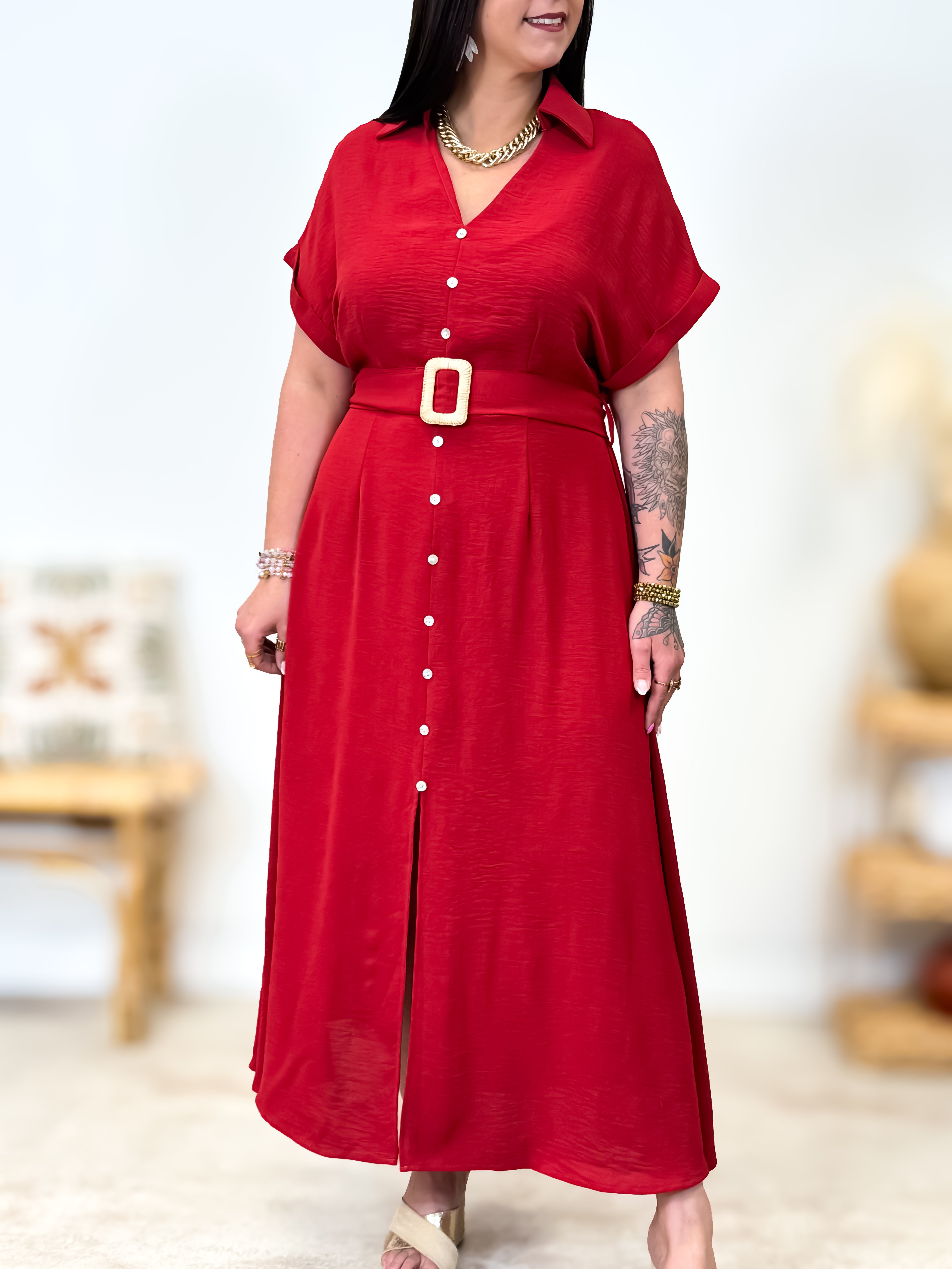 Robe - Romy - Rouge