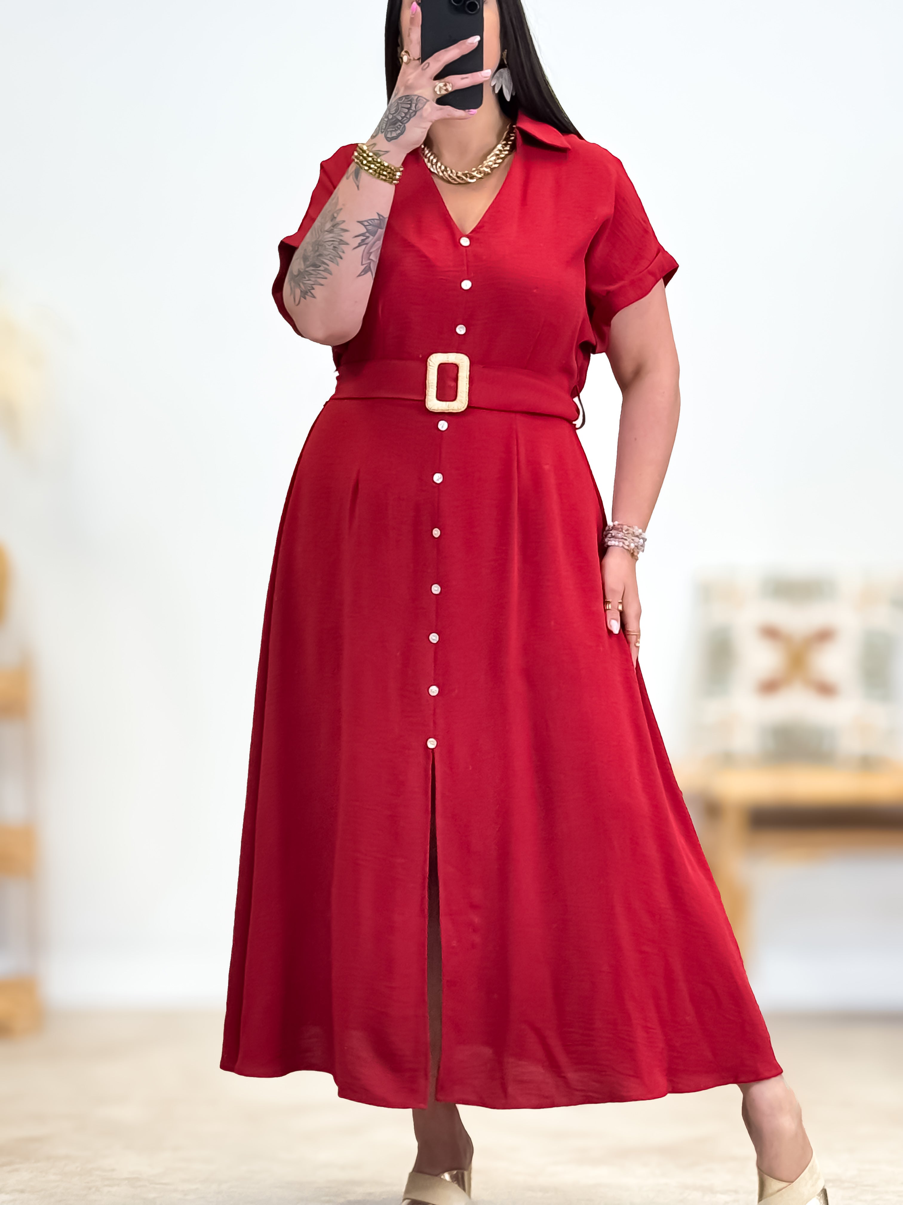 Robe - Romy - Rouge