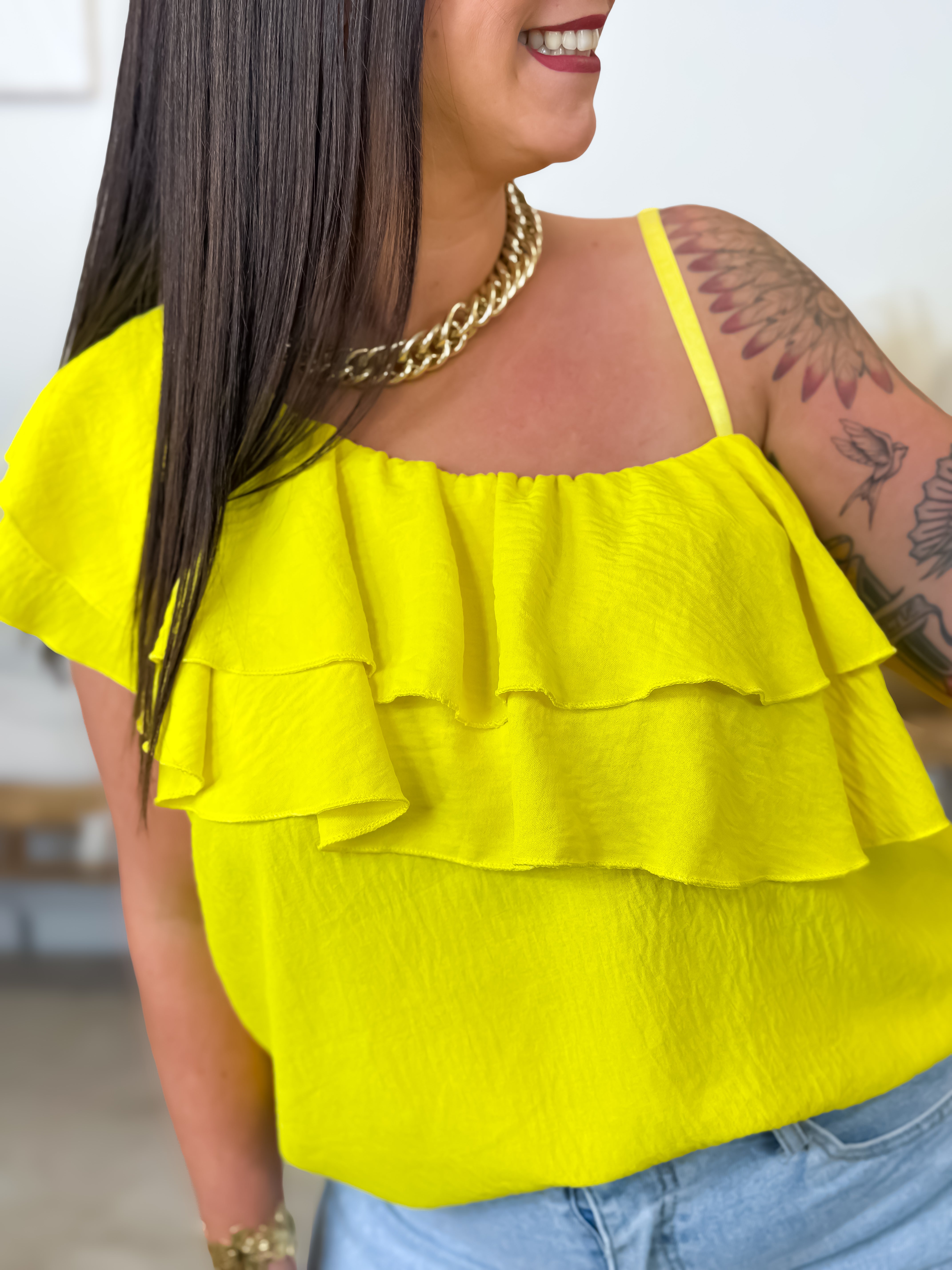 Blouse - Oxane - Geel