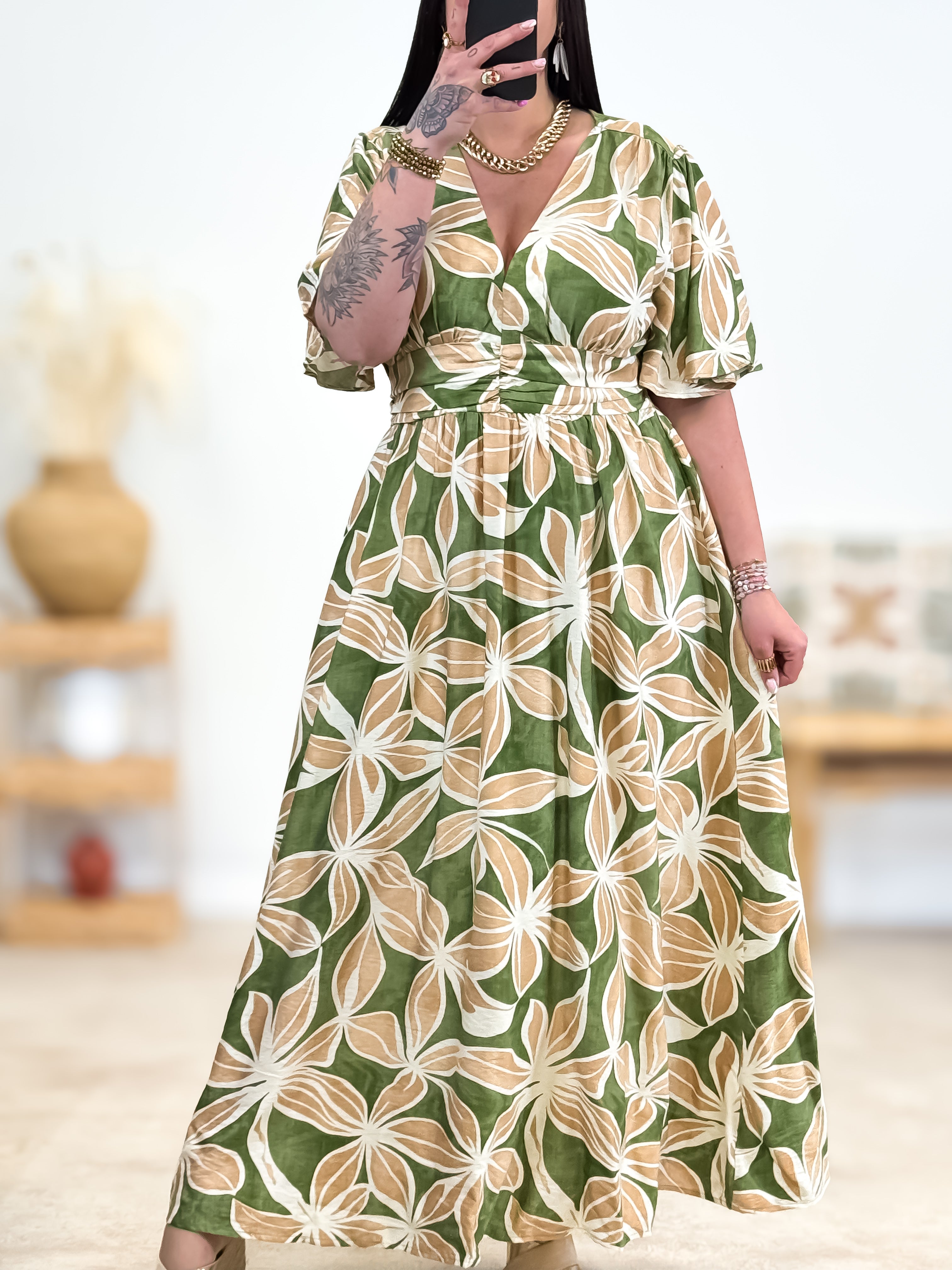 Robe - Moïra - Kaki