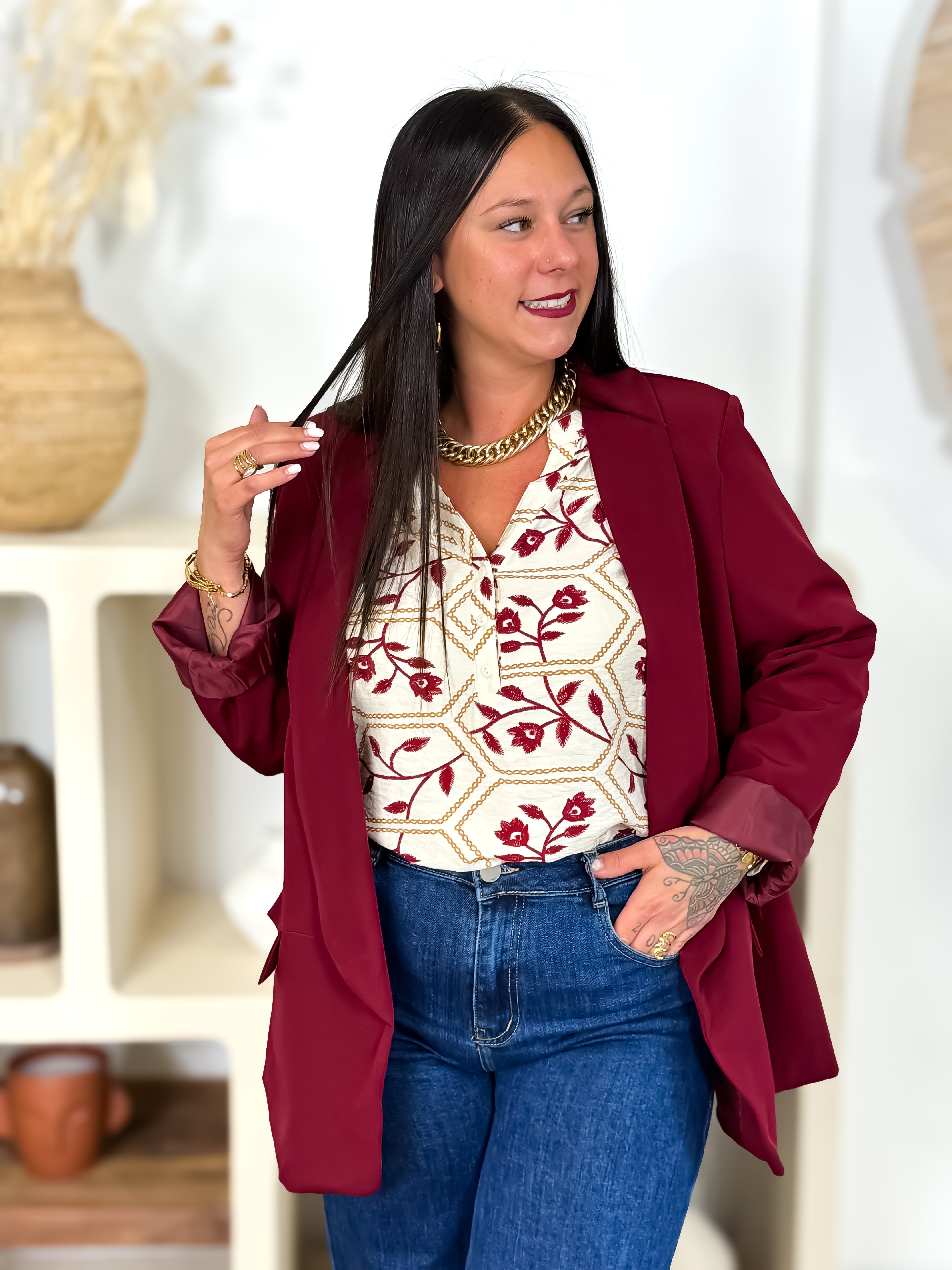 Blazer - Thalya - Bordeaux
