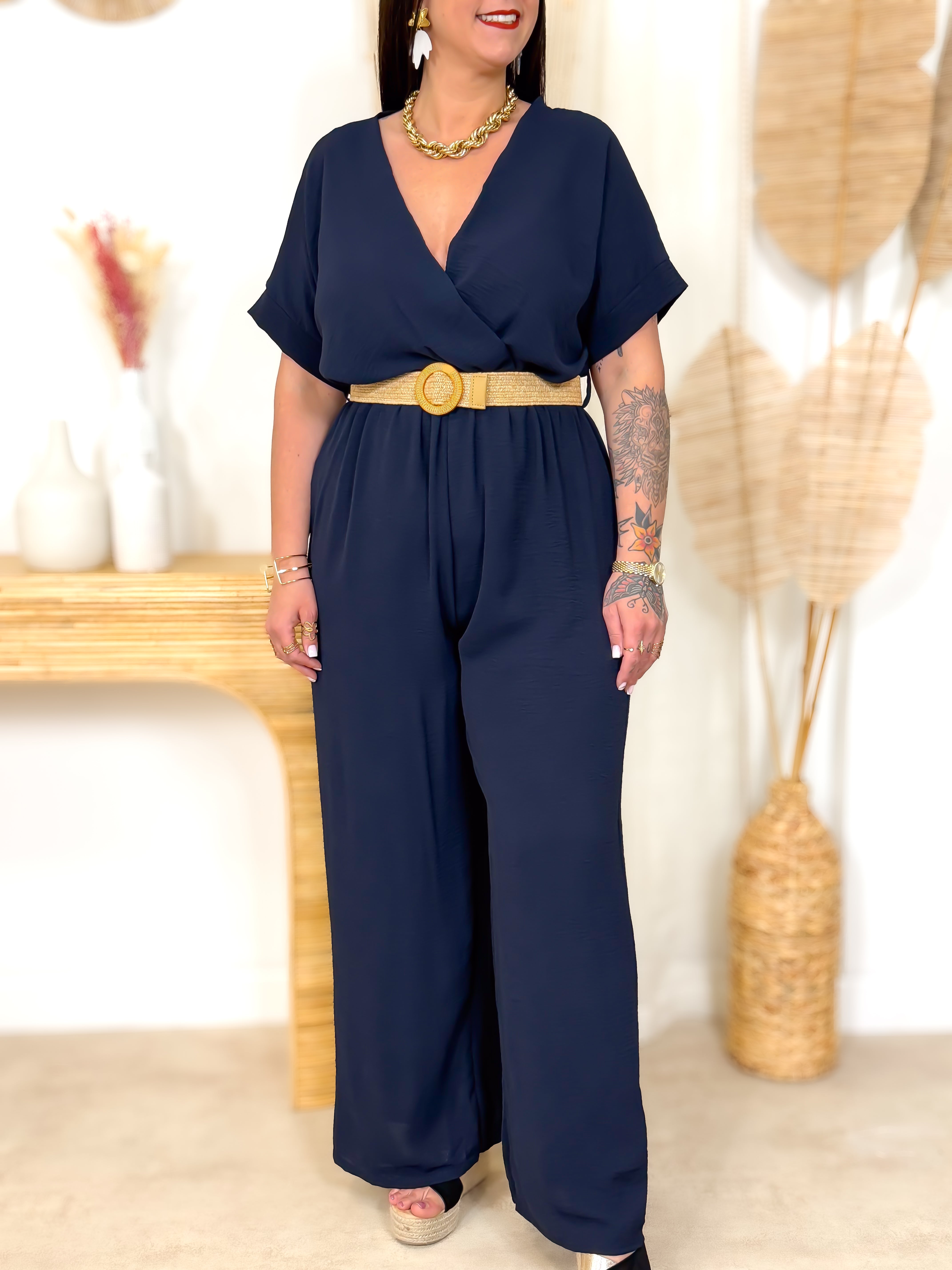 Jumpsuit - Bernadette - Zwart