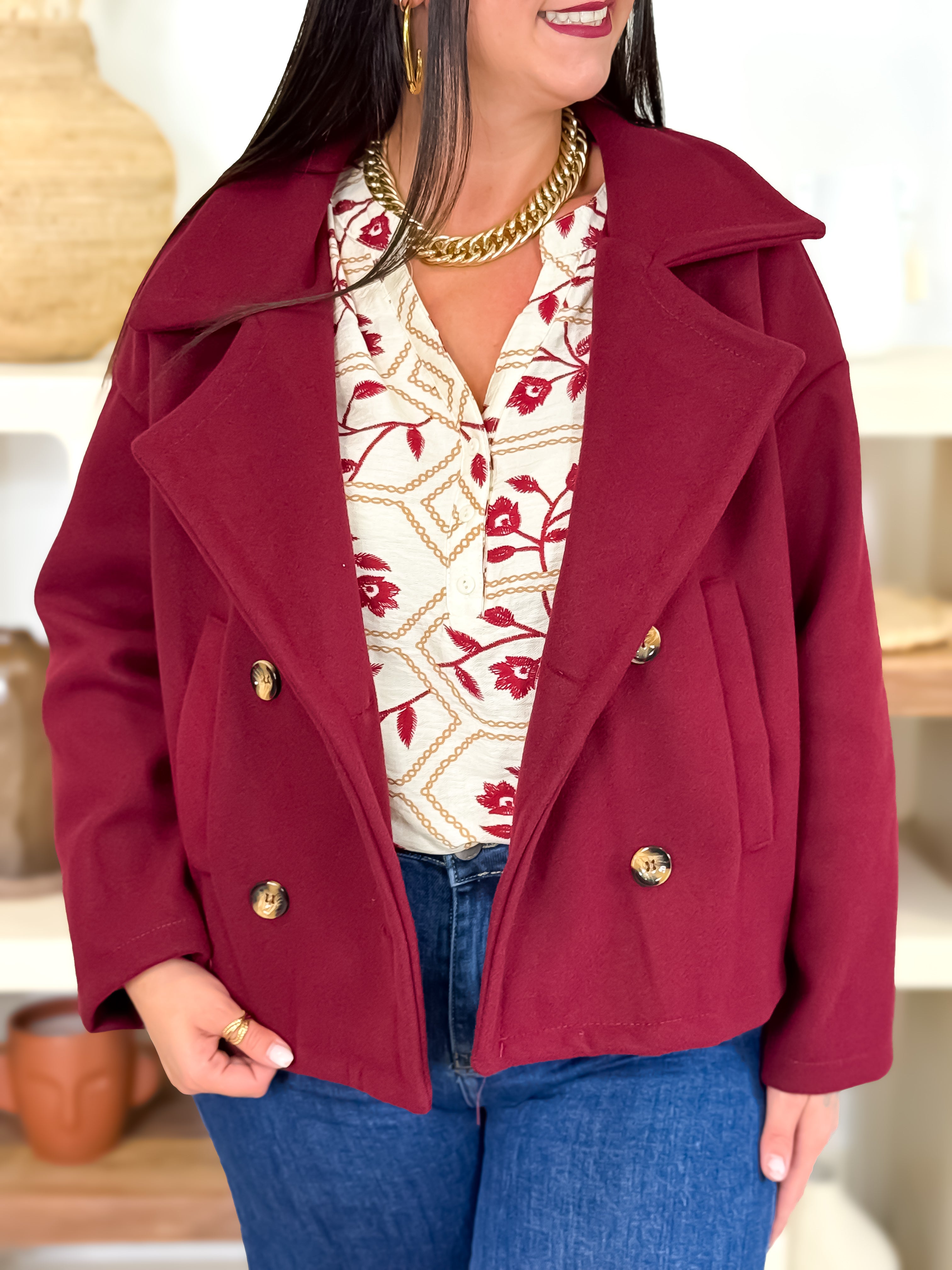 Veste - Célina - Bordeaux