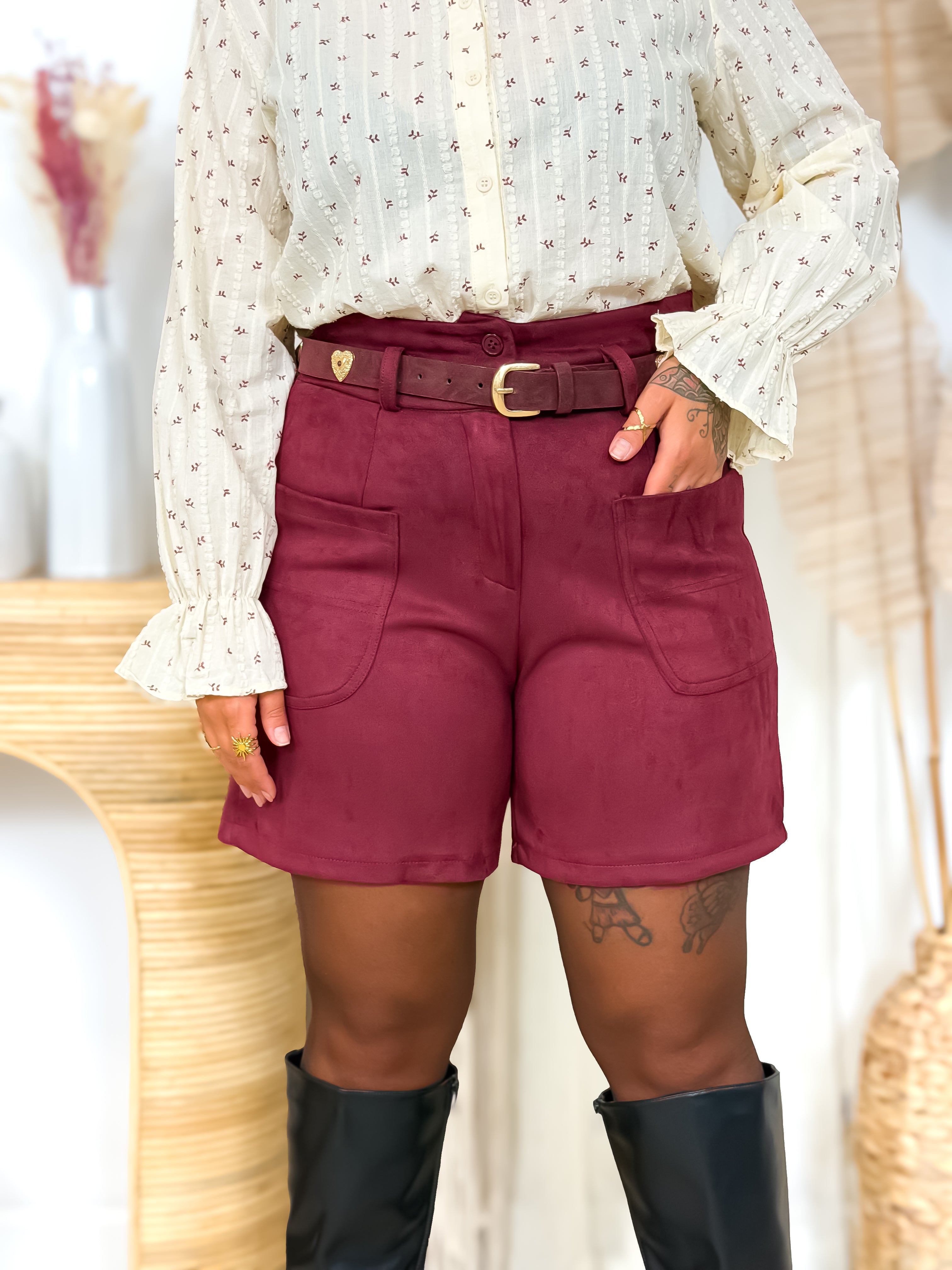 Short - Nelisa - Bordeaux
