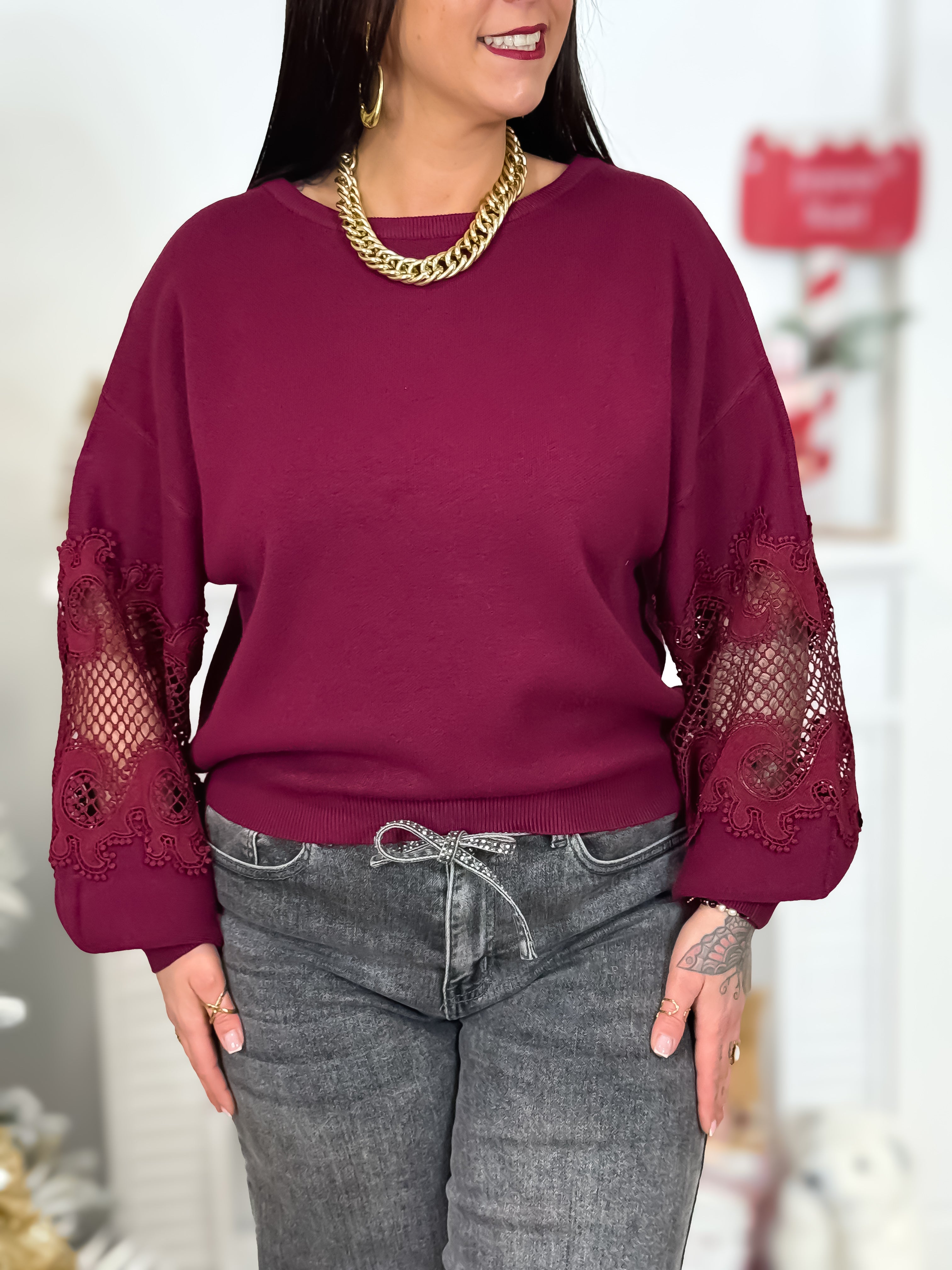 Pull - Lorie - Bordeaux