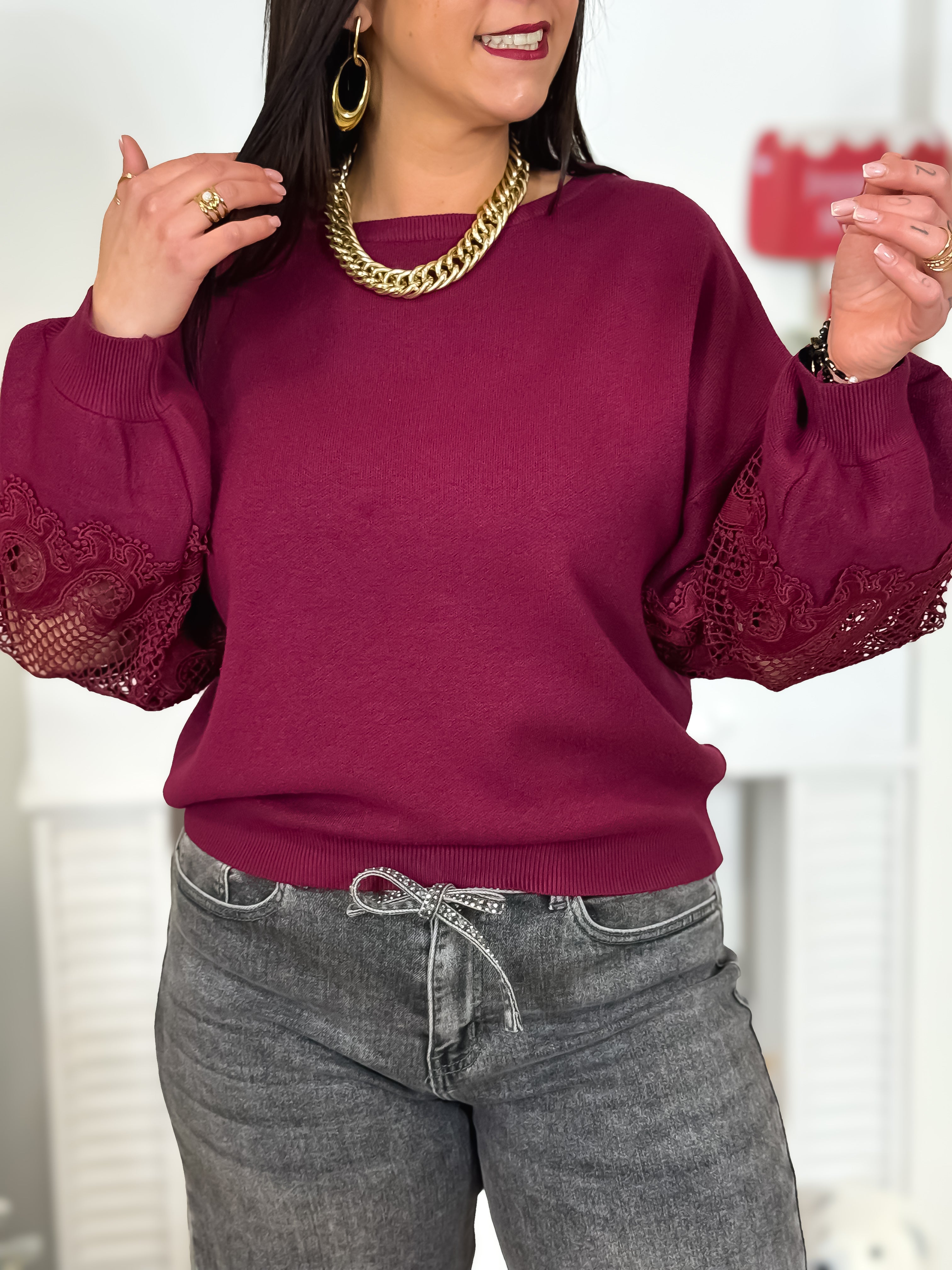 Pull - Lorie - Bordeaux