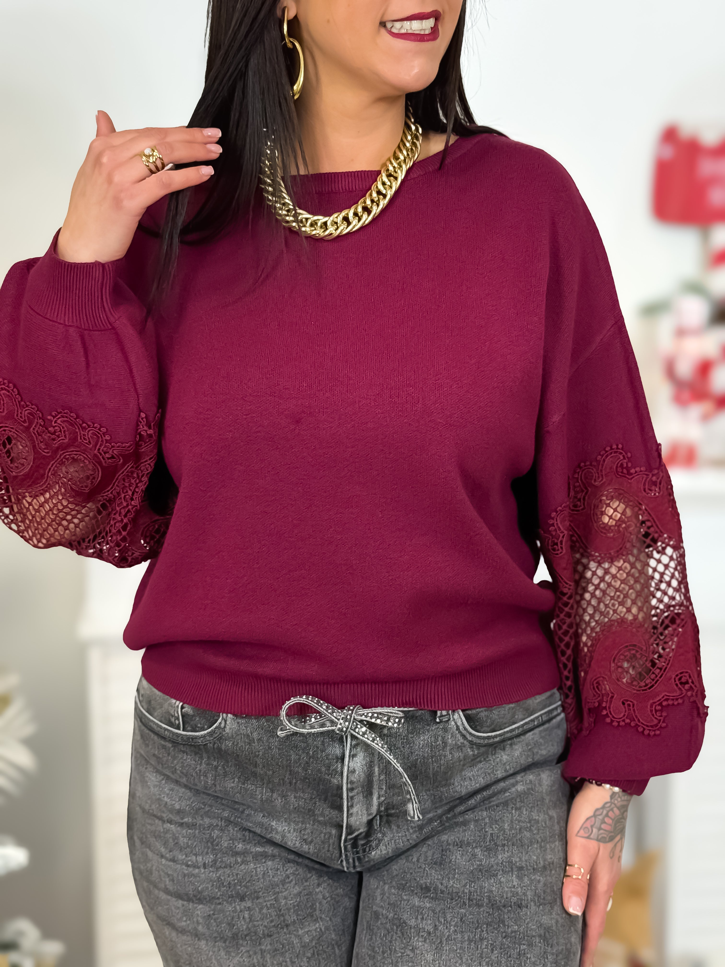 Pull - Lorie - Bordeaux